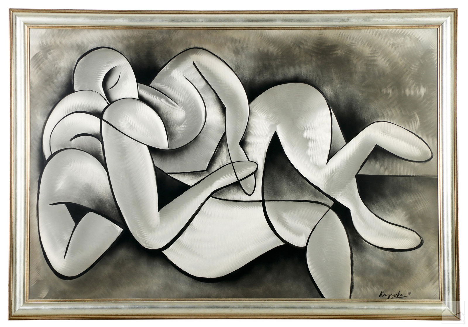 Raymond Karpuska b.1952 Abstract Figural Painting (1 of 6)