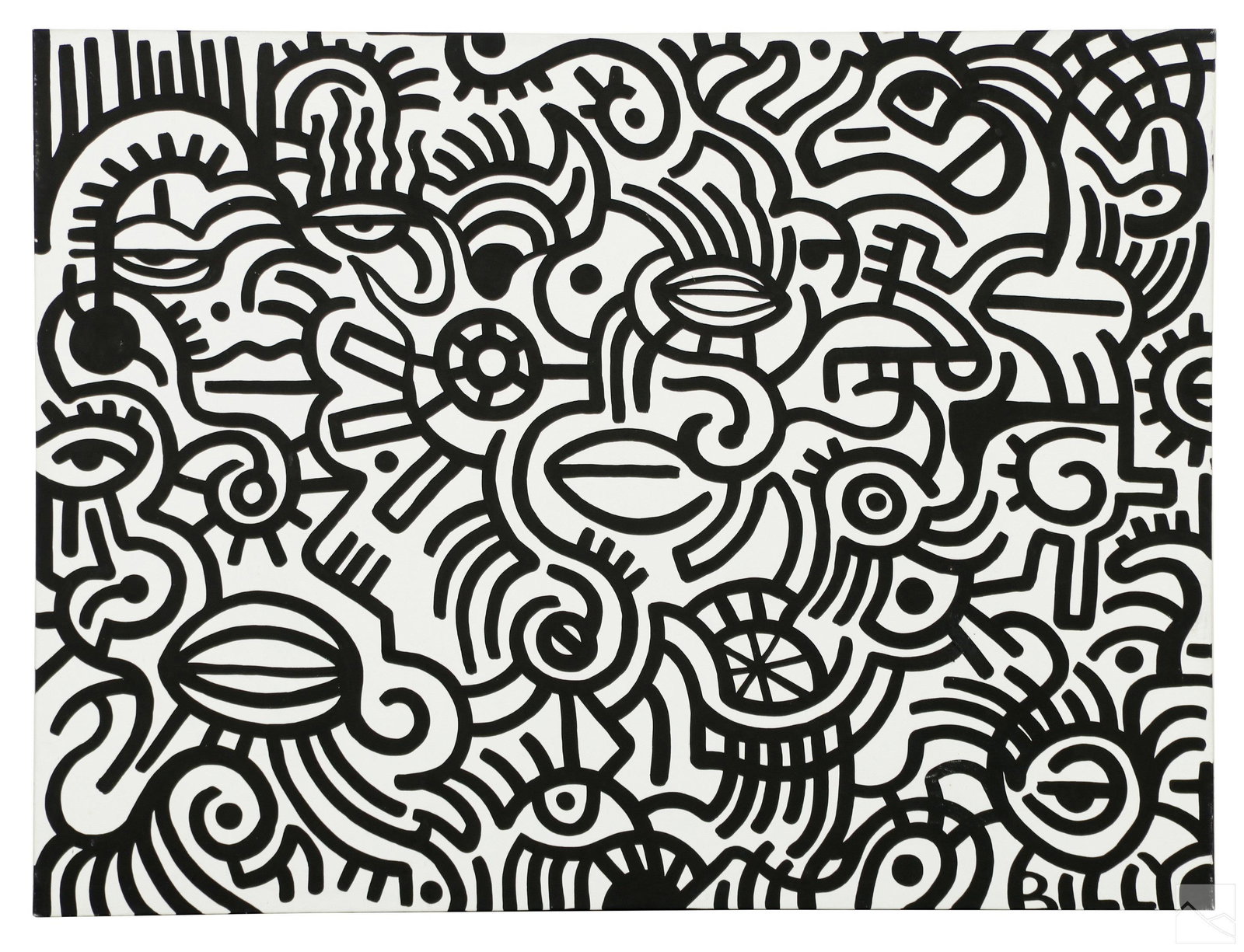 Billy The Artist 1964-2022 Urban Graffiti Painting (1 of 5)