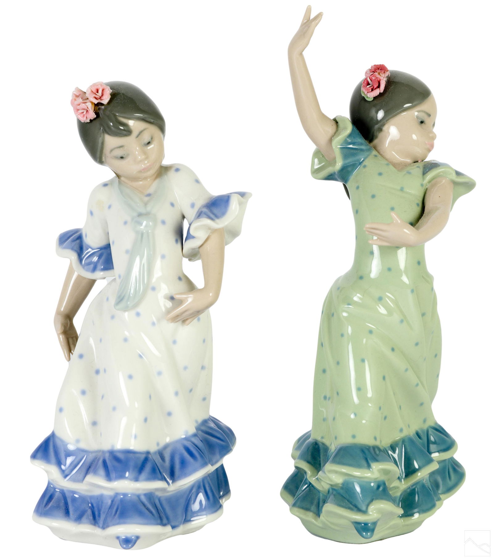 Lladro Spanish Porcelain Flamenco Dancer Figurines (0626) on Jan 25