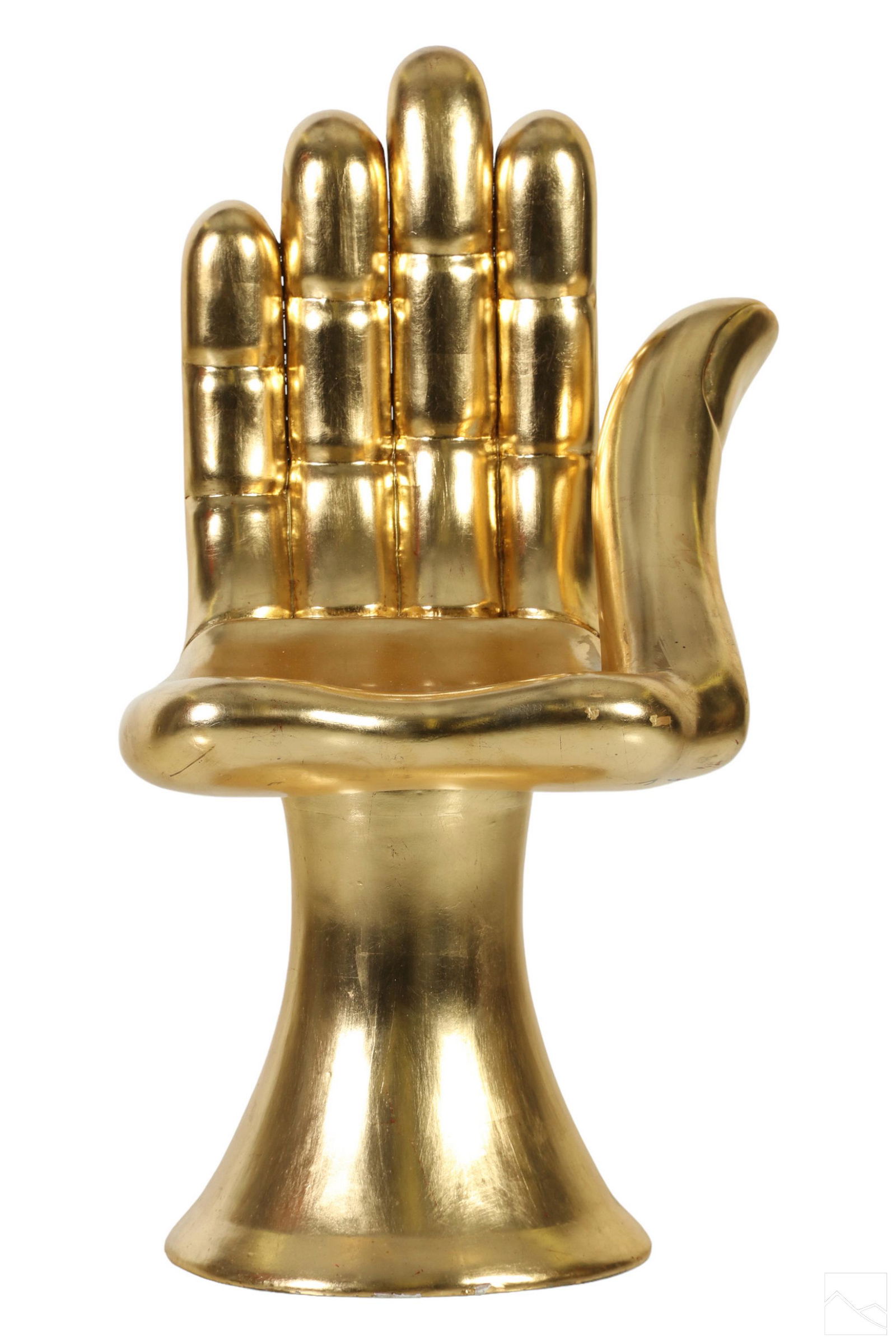 Pedro Friedeberg b.1936 Modern Giltwood Hand Chair (1 of 9)