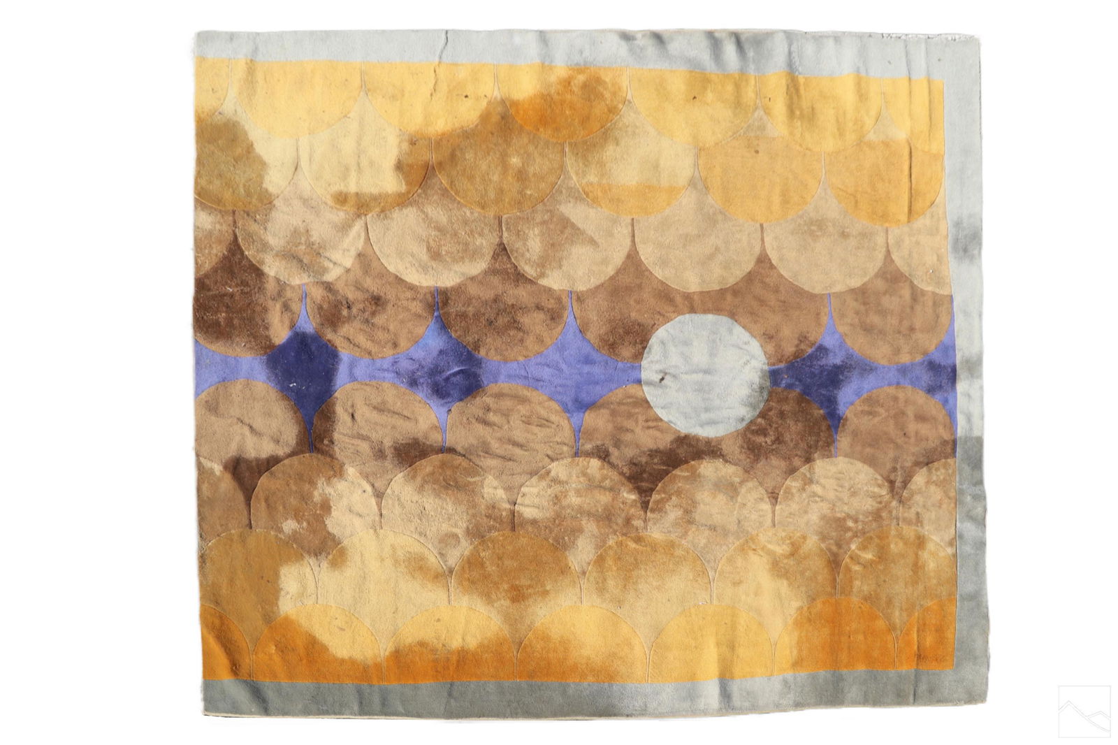 Herbert Bayer 20C Modern Bauhaus Rug Carpet SIGNED (1 of 6)