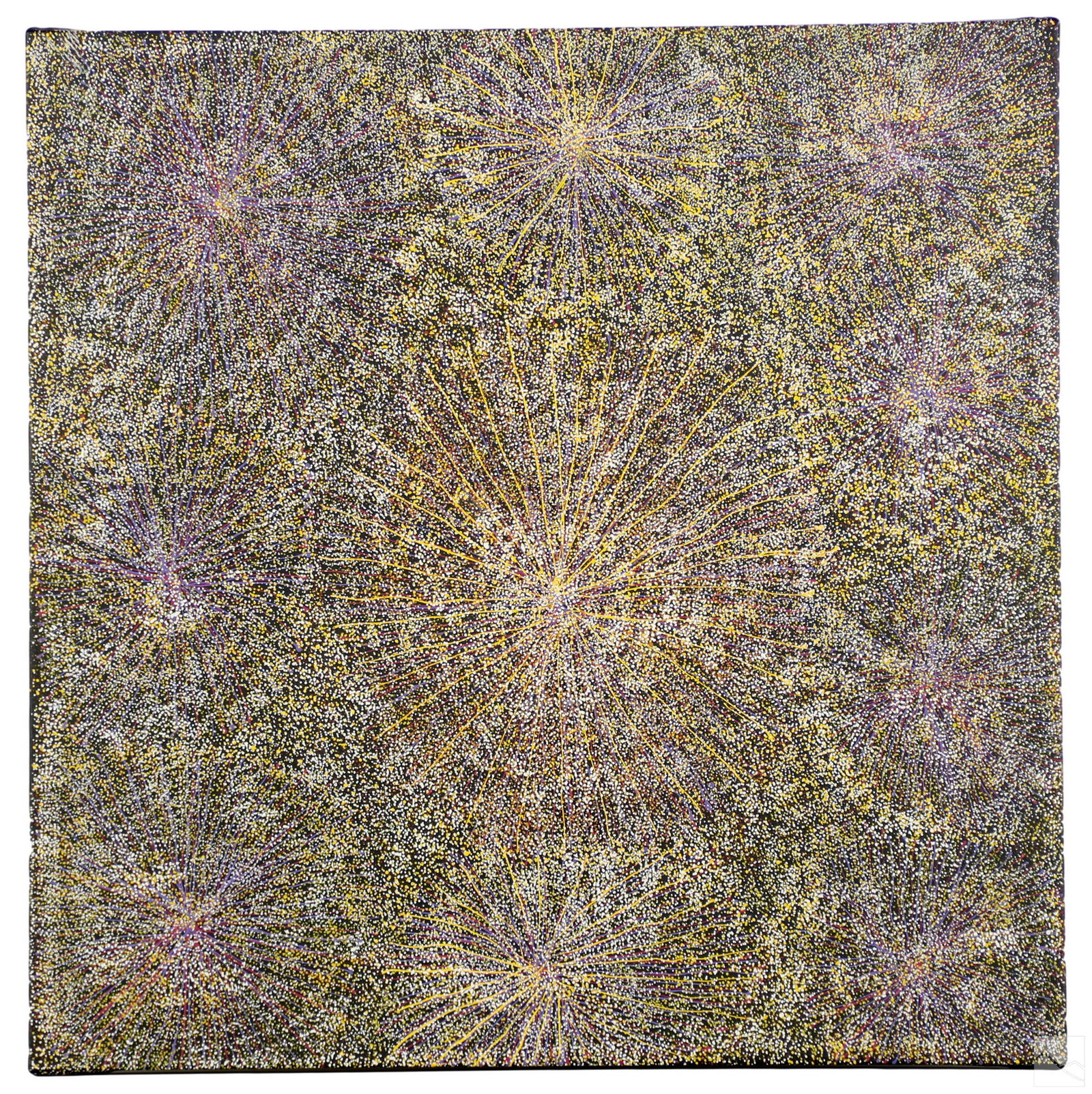 Patsy Long Kemerre b.1952 Aboriginal Dot Painting (1 of 5)