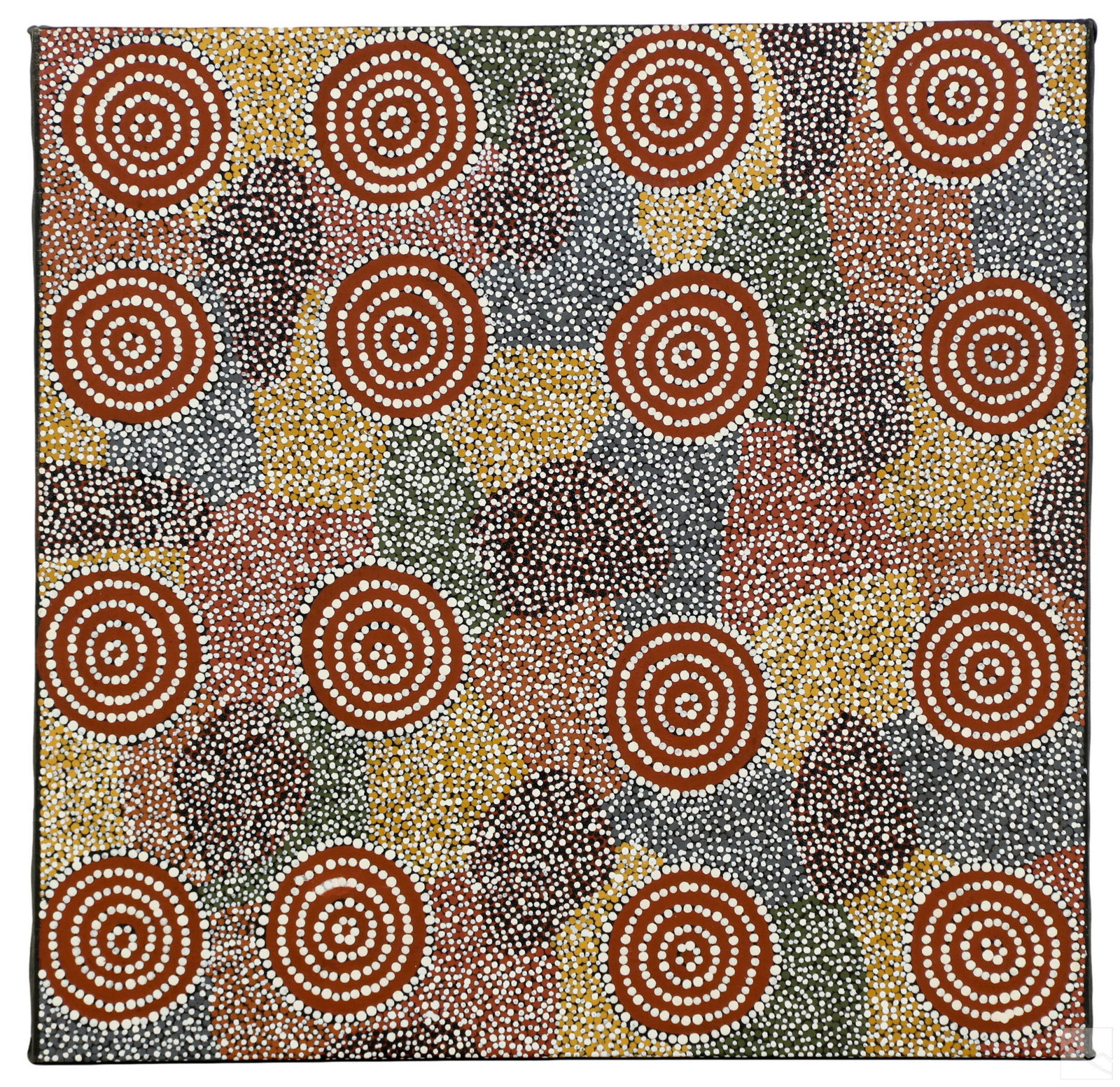 Denis Tjakamarra b.1964 Modern Aboriginal Painting (1 of 6)