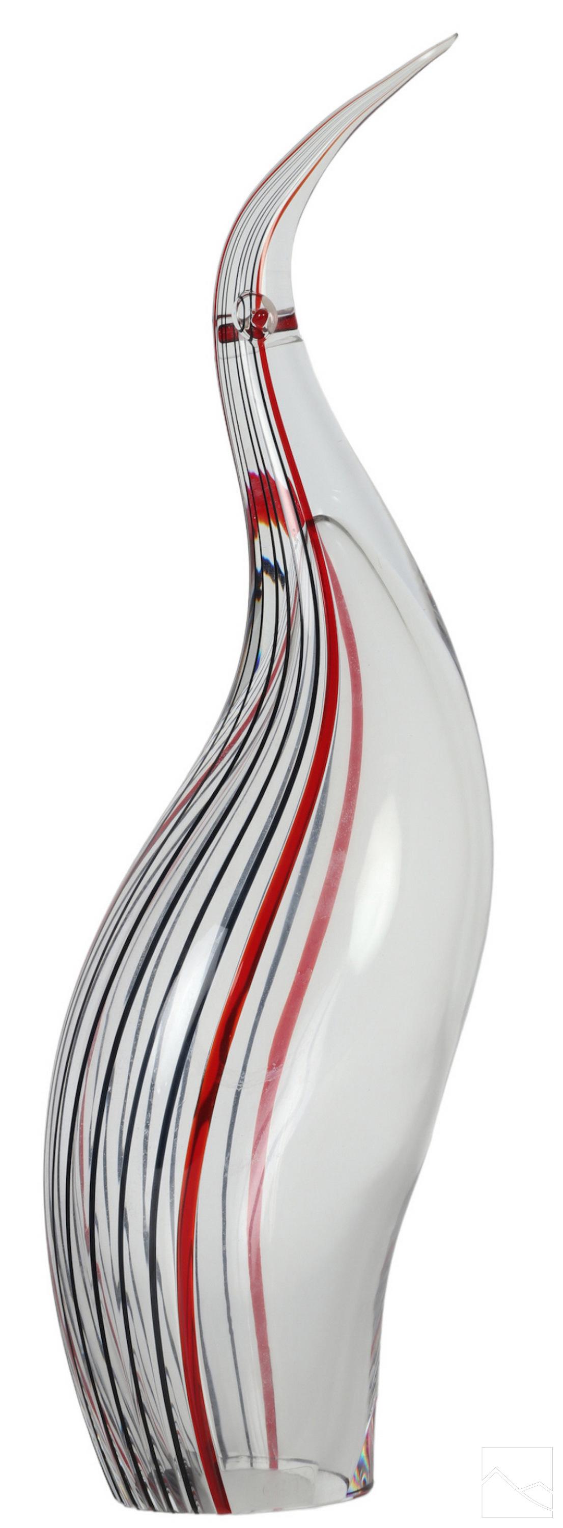 Murano Seguso Oggetti Modernist Penguin Sculpture (1 of 6)