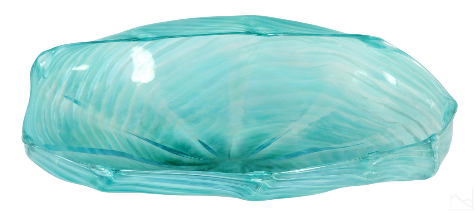 Organic Seaform Abstract Studio Art Glass Bowl (1 of 6)