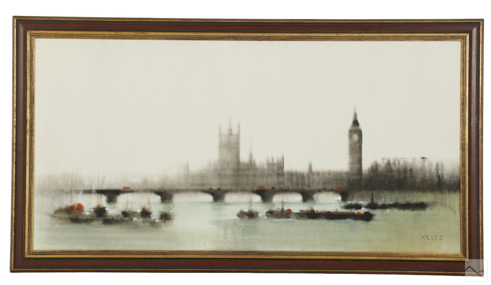 Anthony Klitz 1914-2000 London Landscape Painting (1 of 6)
