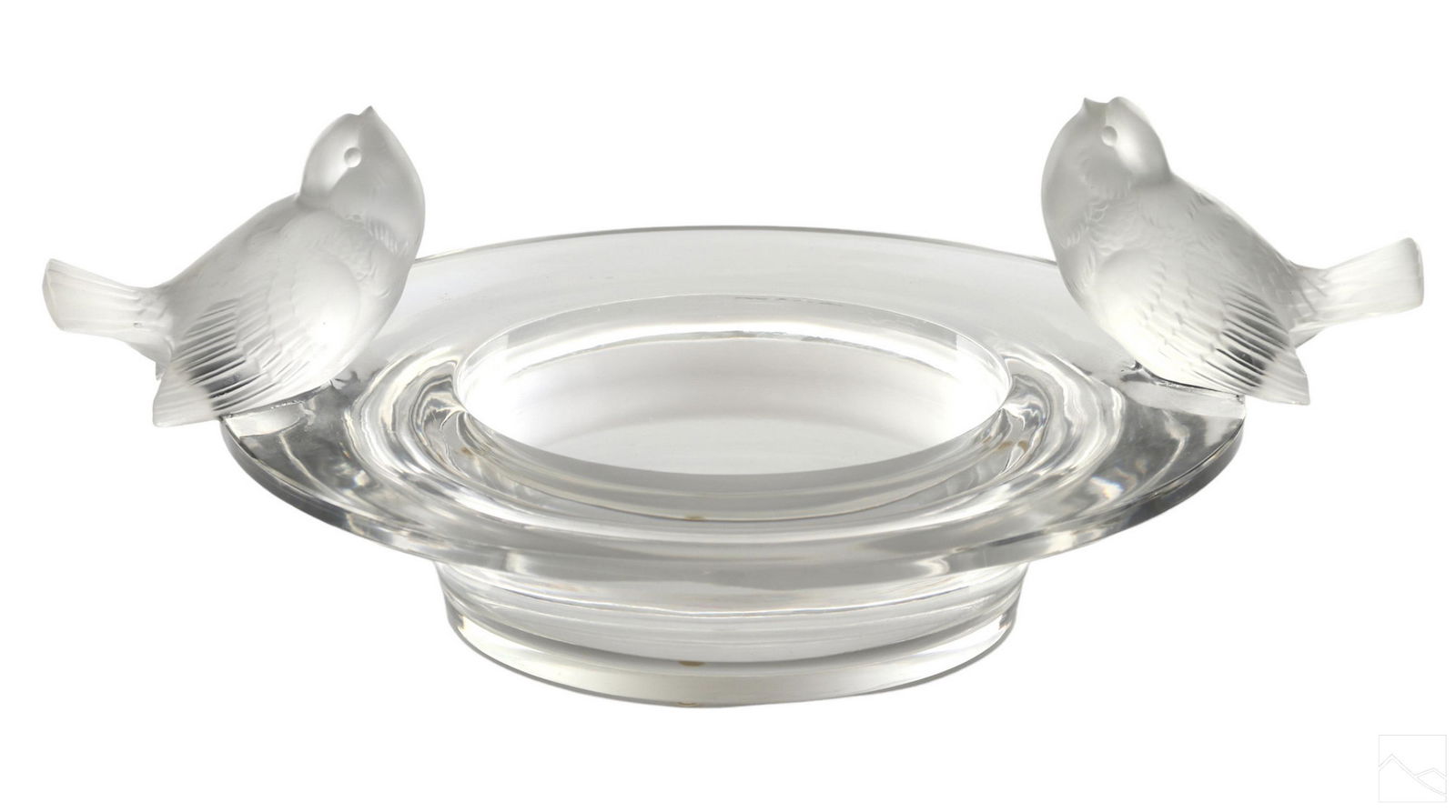 Lalique French Crystal Deux Moineaux Moqueurs Bowl (1 of 6)