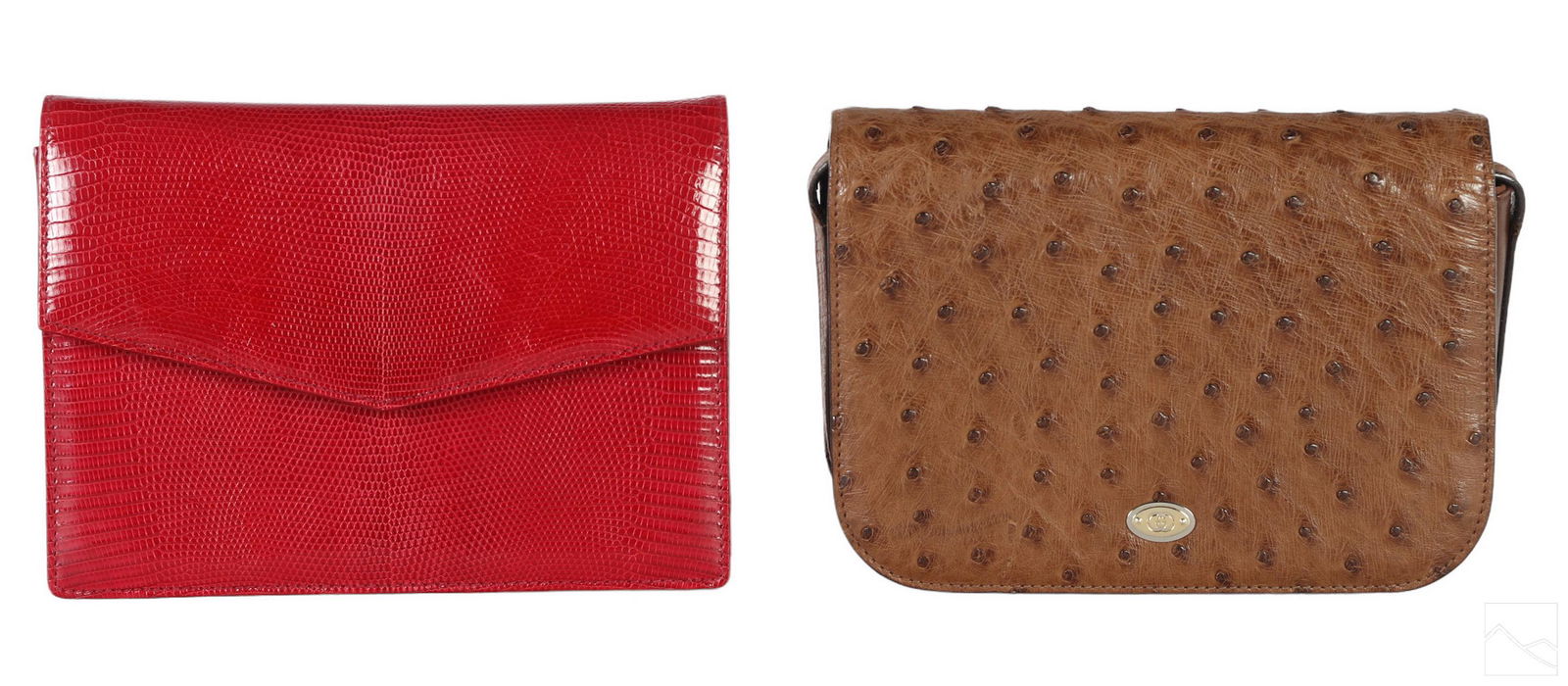 Gucci Italian Designer Ostrich and Lizard Handbags (1 of 7)