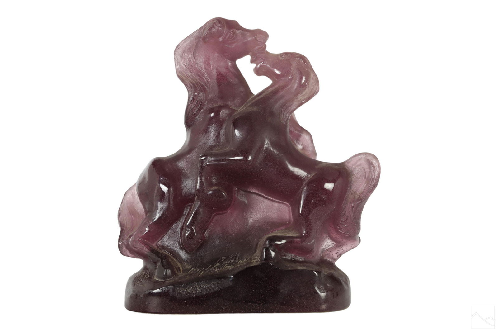 Hinsberger Daum Pate de Verre Art Glass Sculpture (1 of 8)