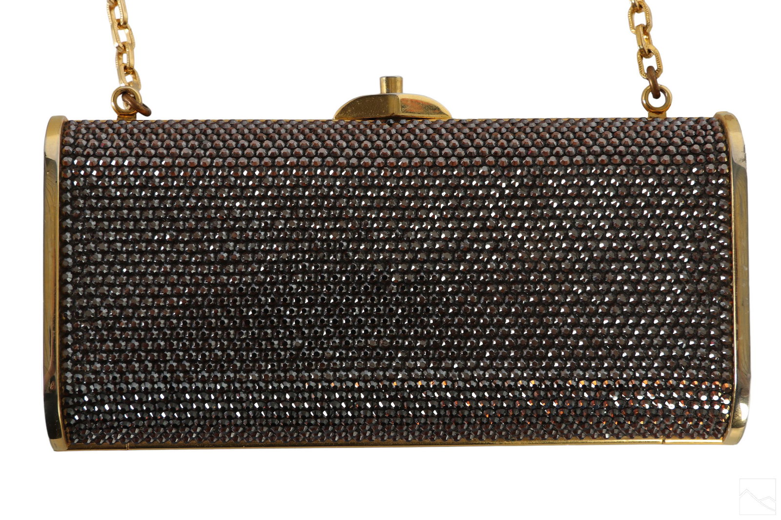 Judith Leiber Ladies Rhinestone Minaudiere Handbag (1 of 6)