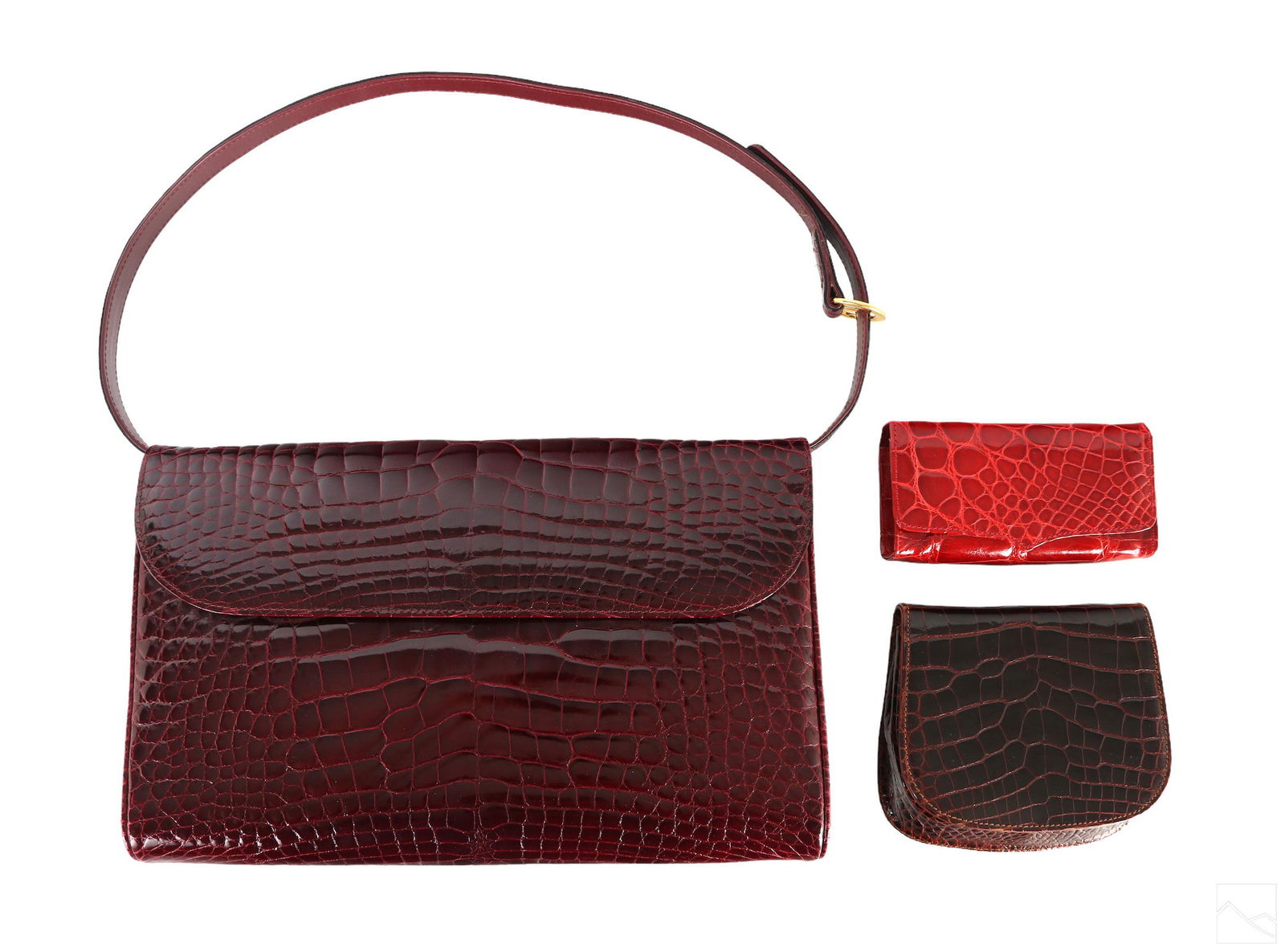 Lana of London Designer Ladies Red Crocodile Bags (1 of 8)