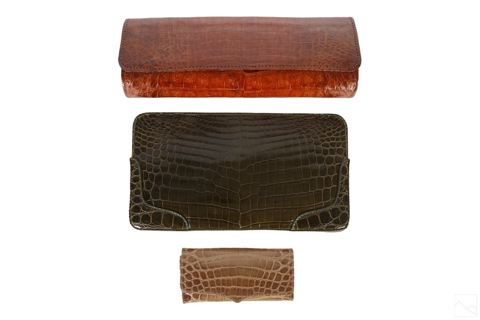 Designer Ladies Patent Crocodile Leather Handbags (1 of 4)