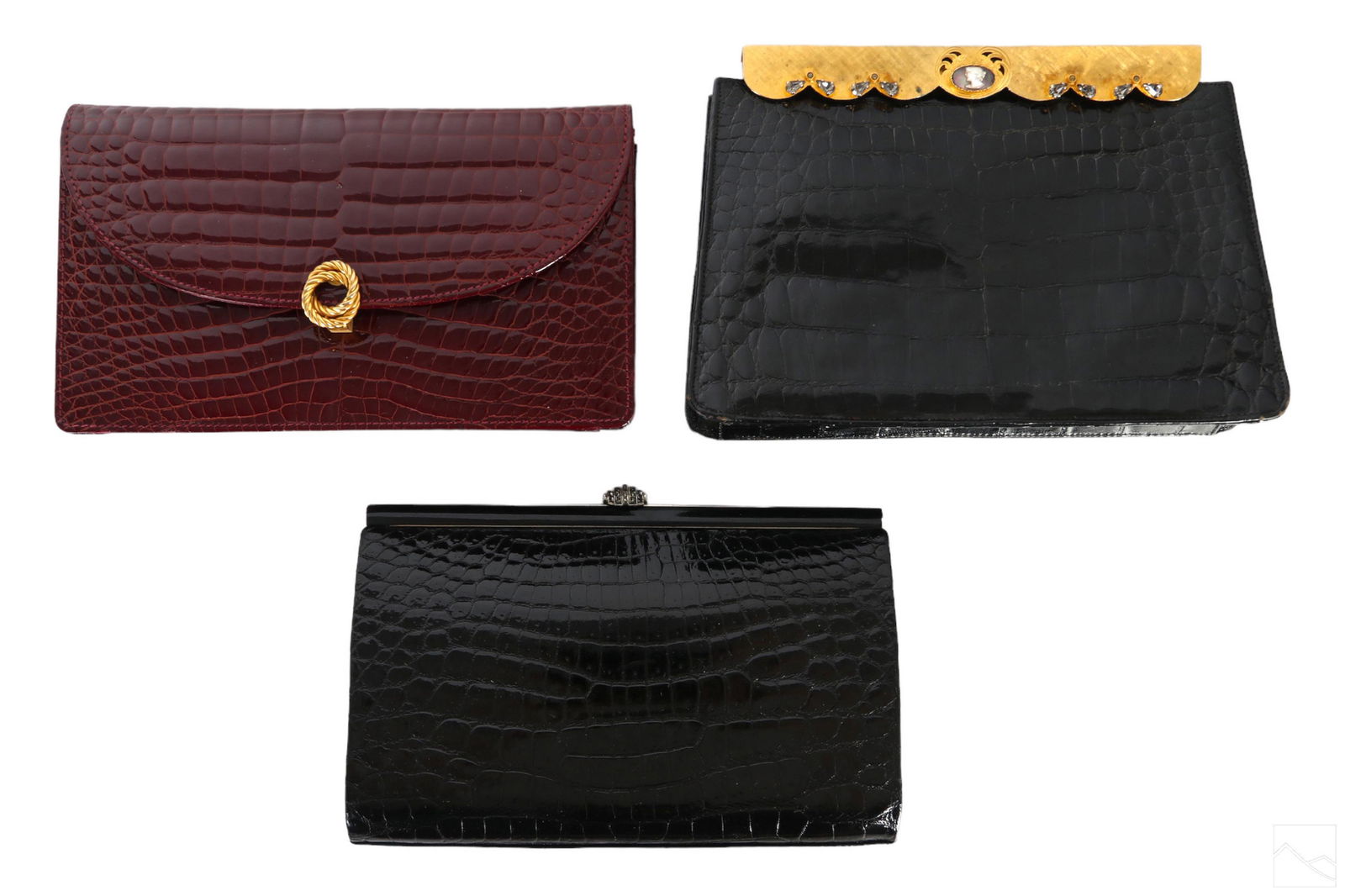 Designer Ladies Vintage Alligator Leather Handbags (1 of 4)