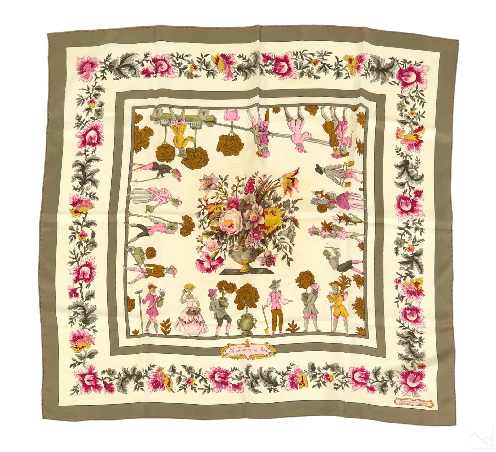 Hermes Maurice Tranchant Jardinieres du Roy Scarf (1 of 5)