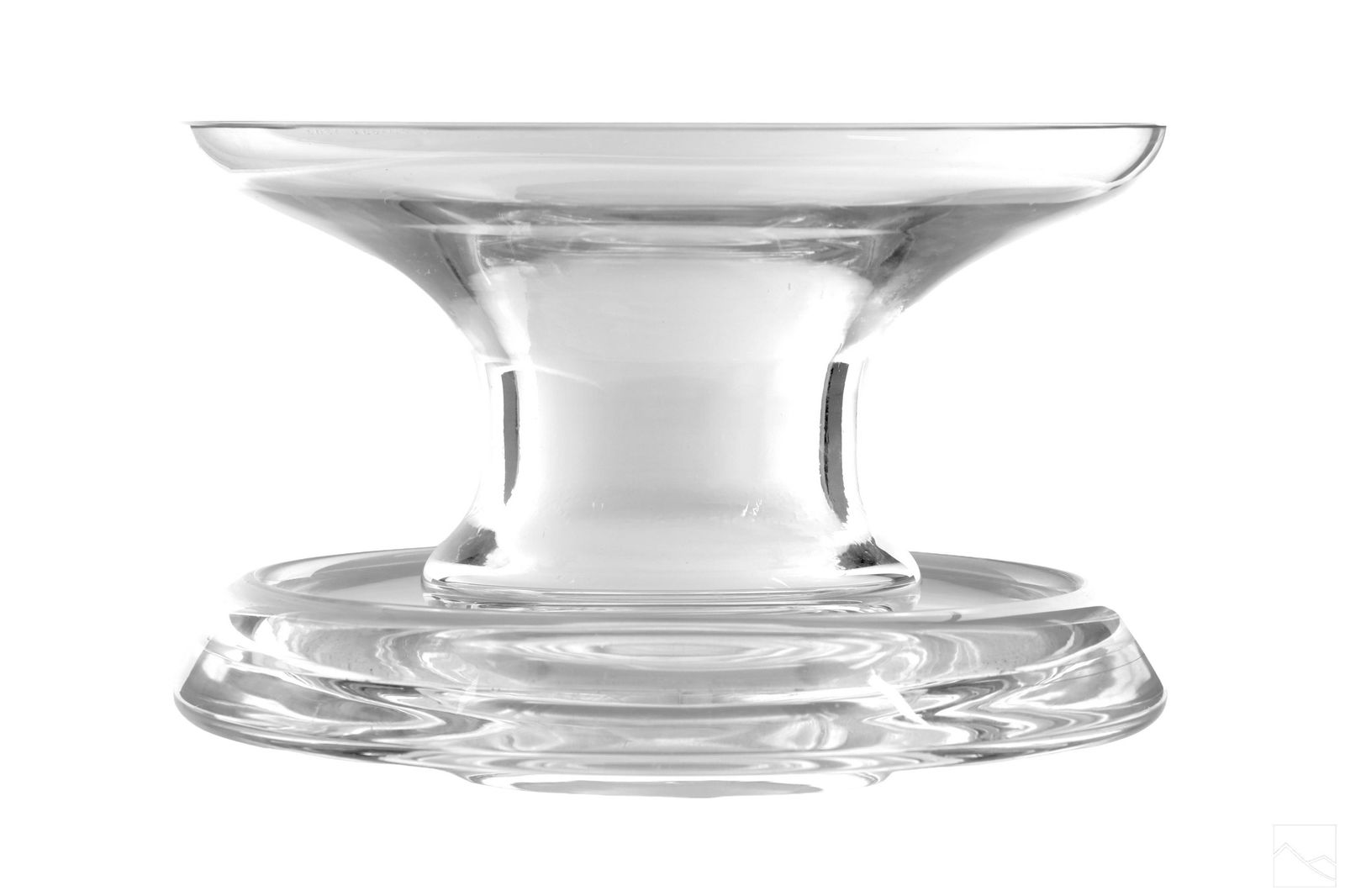Karl Springer Steuben Crystal Centerpiece & Plate (1 of 8)