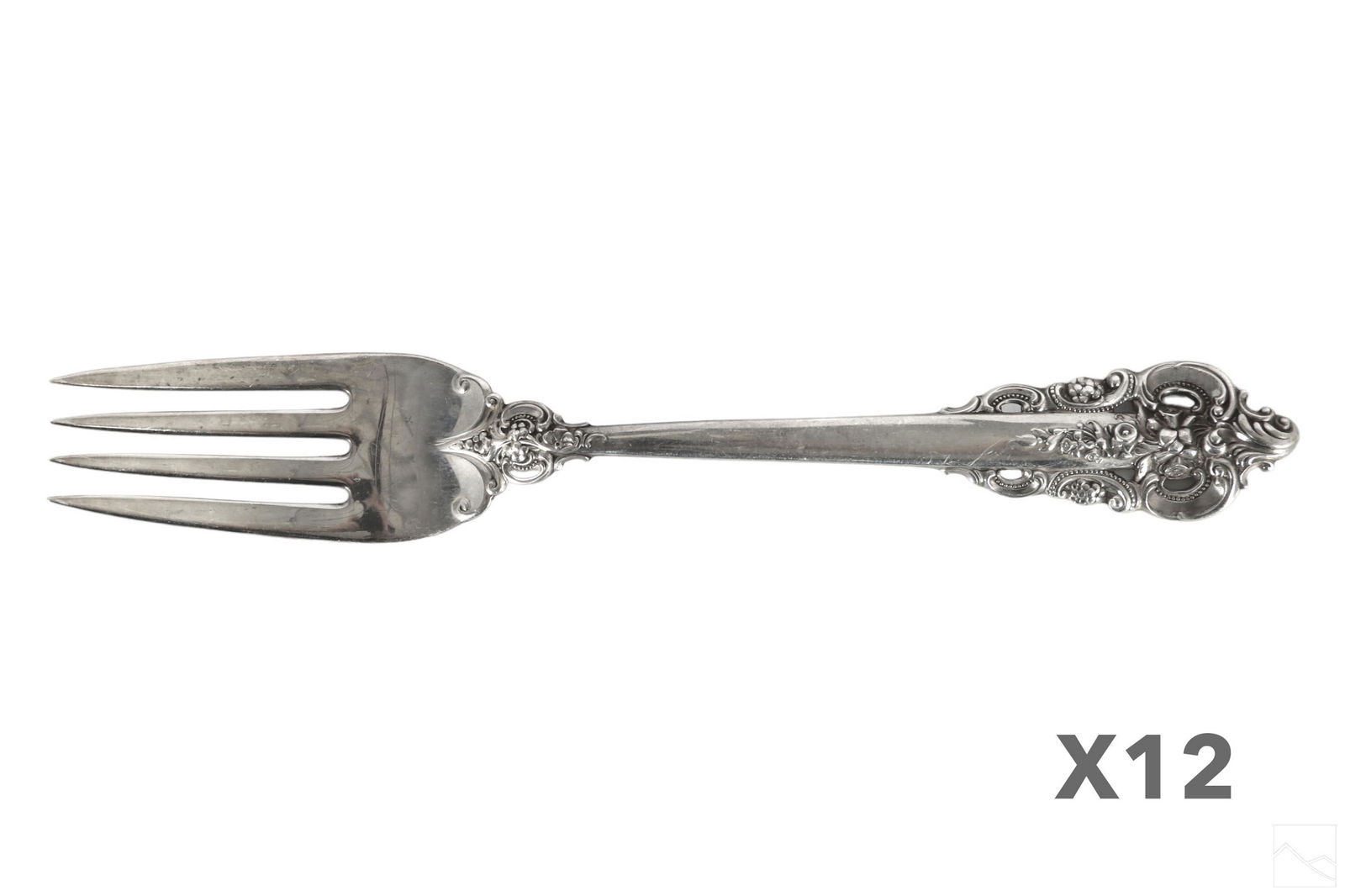 Wallace Grand Baroque Sterling Silver Forks 518g. (1 of 4)