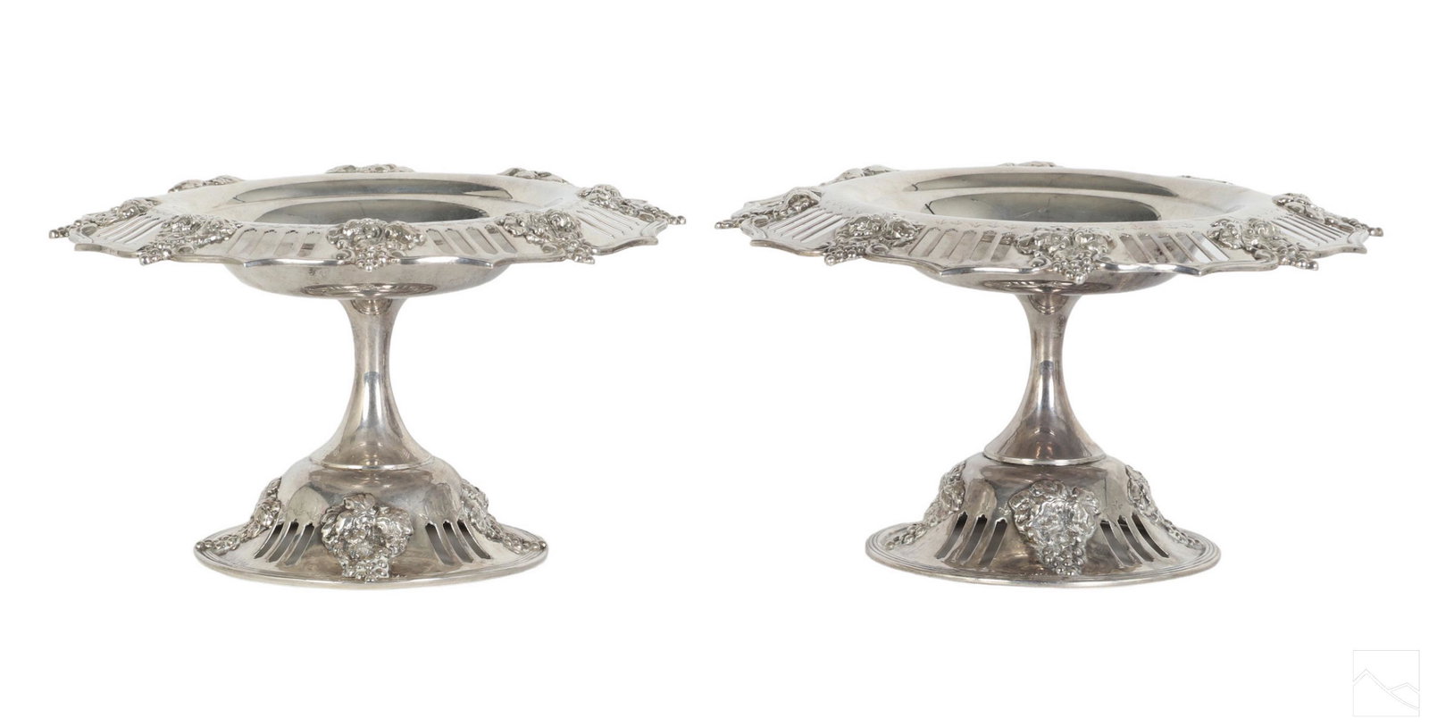 Tiffany & Co. Sterling Silver Compote Plates 808g. (1 of 5)