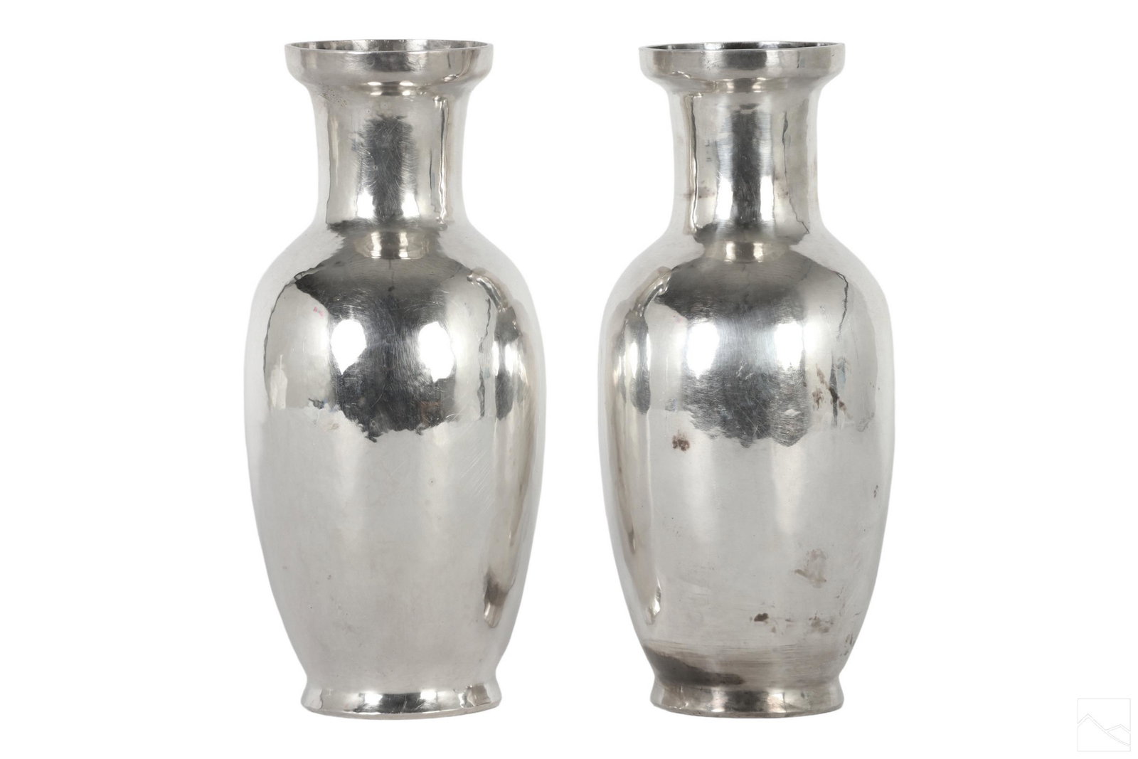 Ignacio Punzo Angel Mexican .999 Silver Vases 932g (1 of 5)