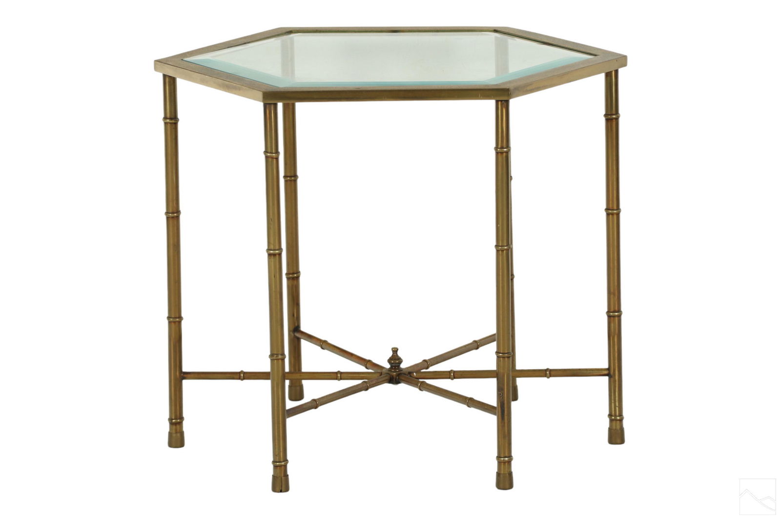 Maison Bagues Style Hollywood Regency Bamboo Table (1 of 4)