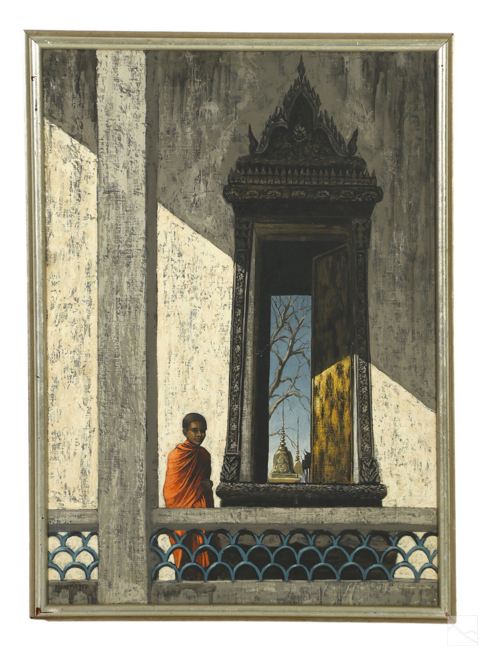 Jack Frankfurter Architectural Landscape Painting (1 of 5)