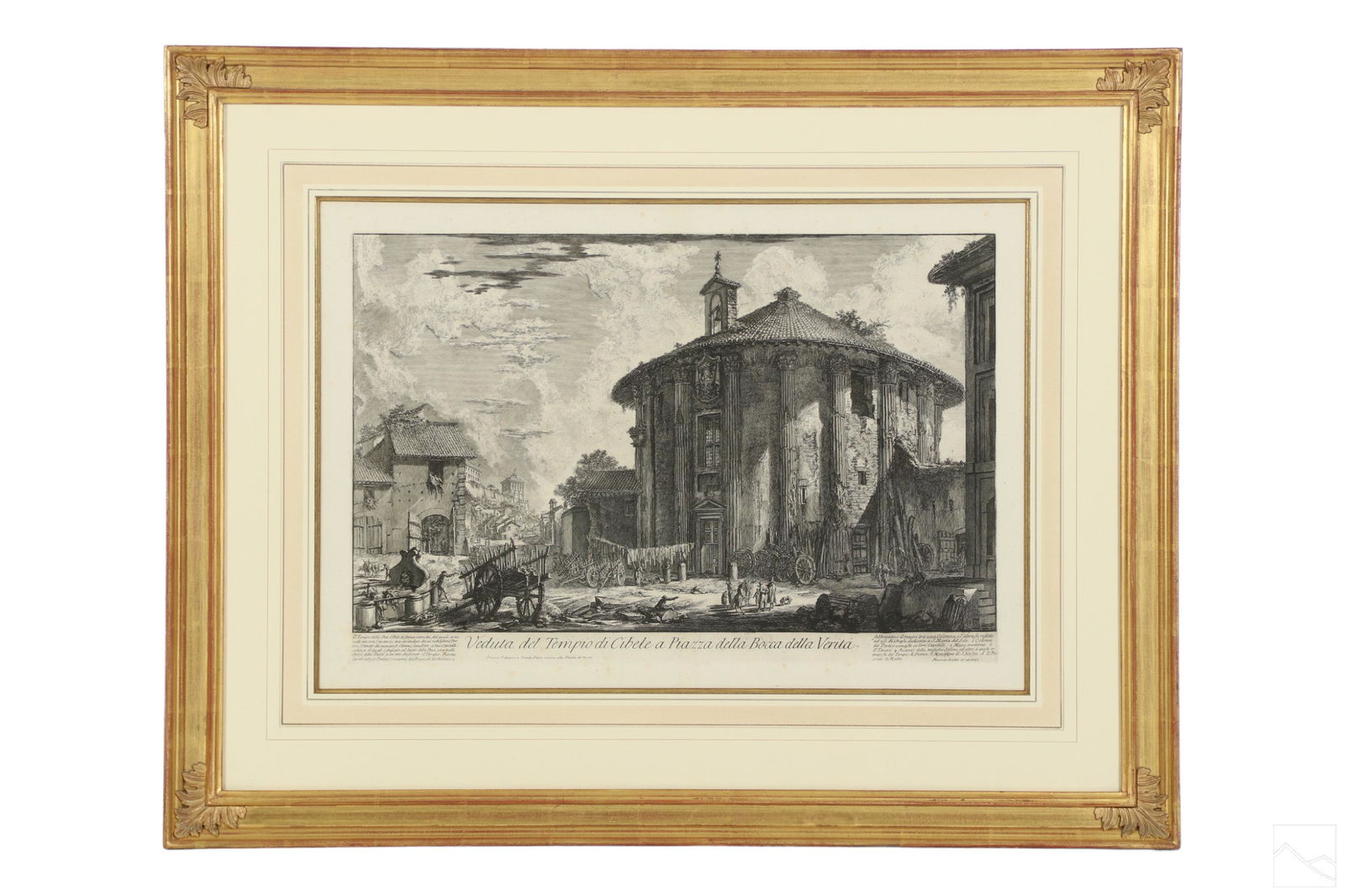 Giovanni Piranesi 1720-1778 Cybele Temple Etching (1 of 5)