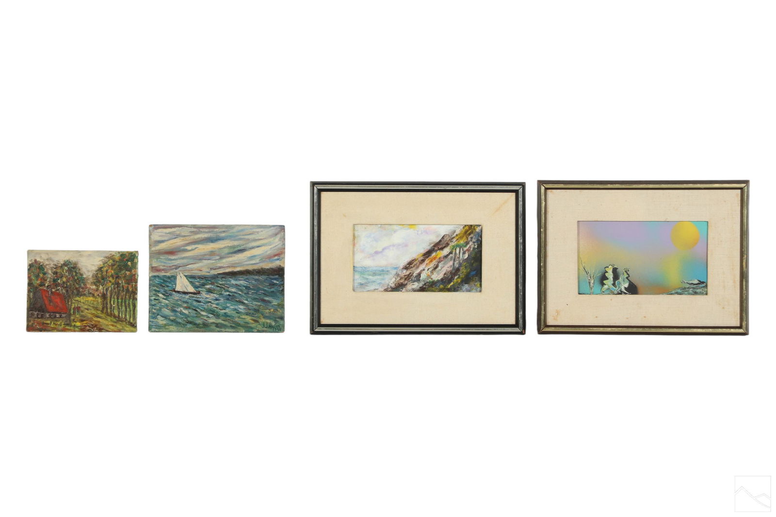 J. James Akston 1898-1983 Paintings 4pc ESTATE LOT (1 of 8)