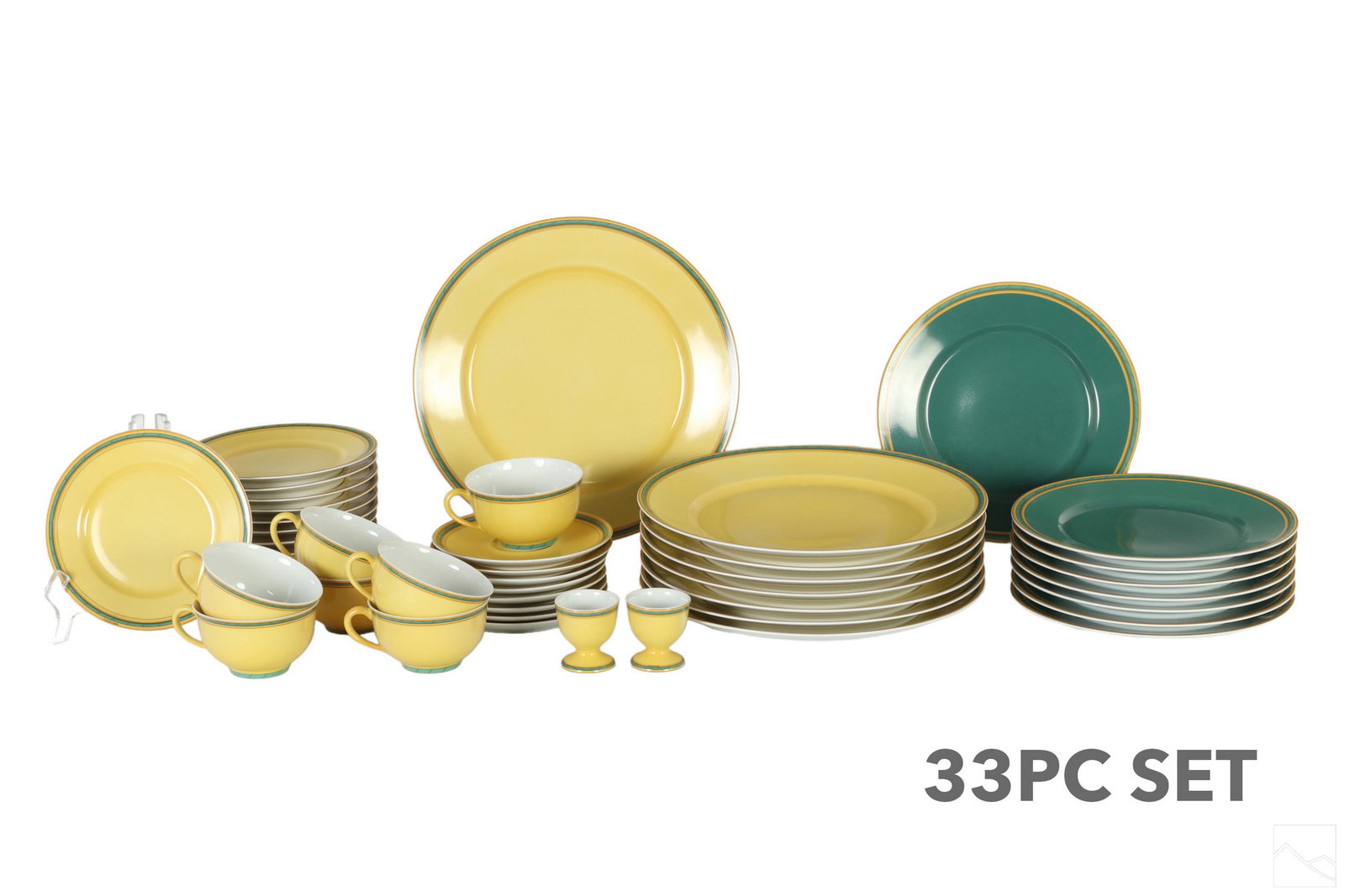Hermes French Porcelain Toucan Dinnerware SET 33pc (1 of 8)