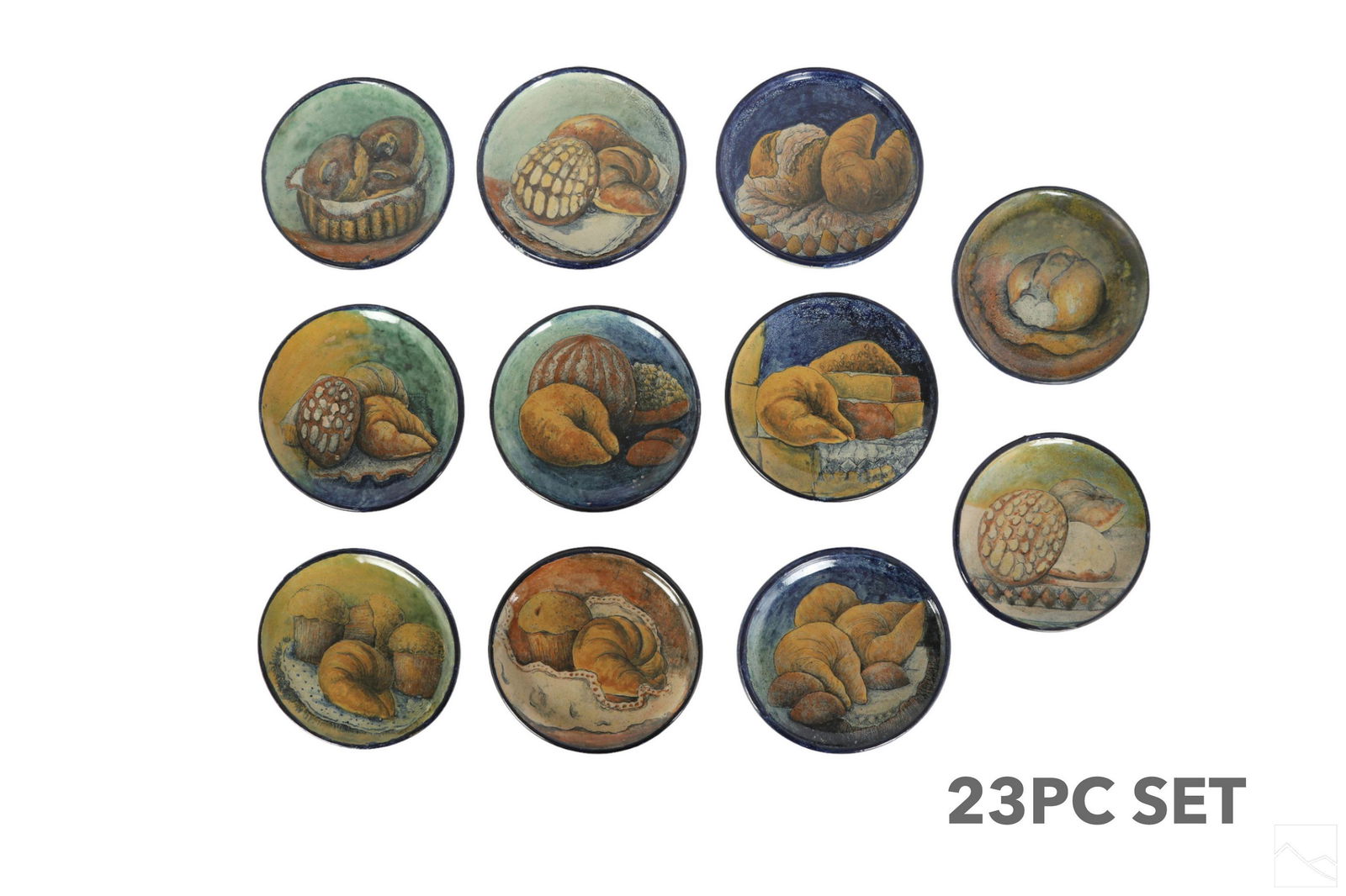 Guanajuato Mexican Pottery Capelo Dinnerware 23pc. (1 of 7)