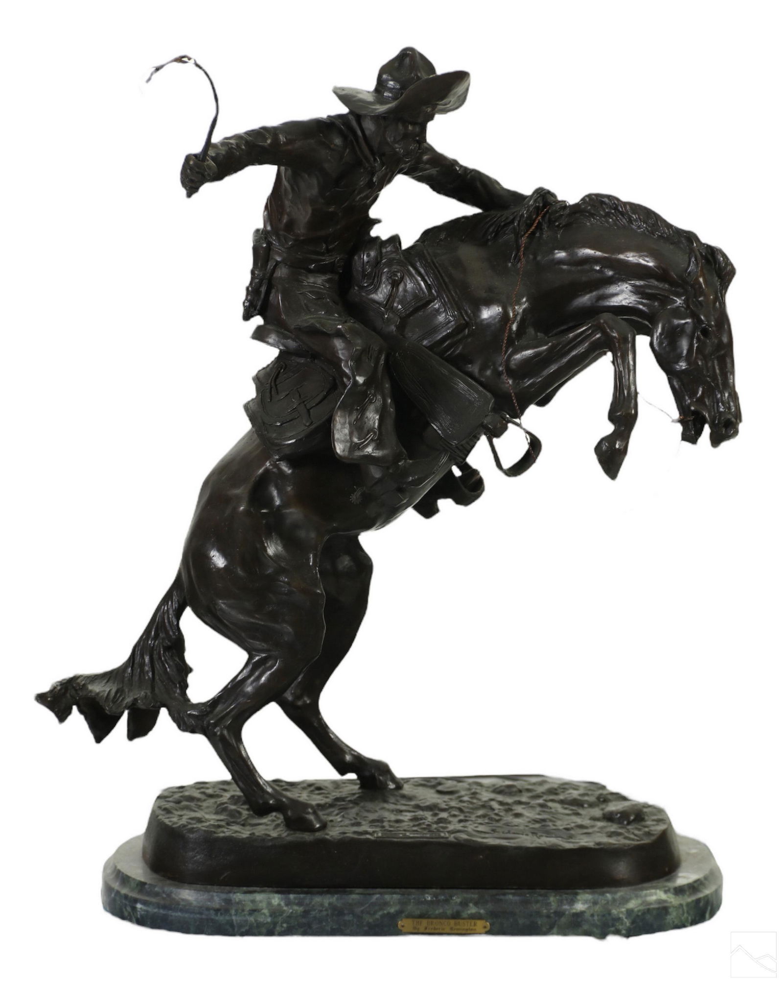 Bronze Bronco Buster Sculpture after F. Remington (1 of 7)