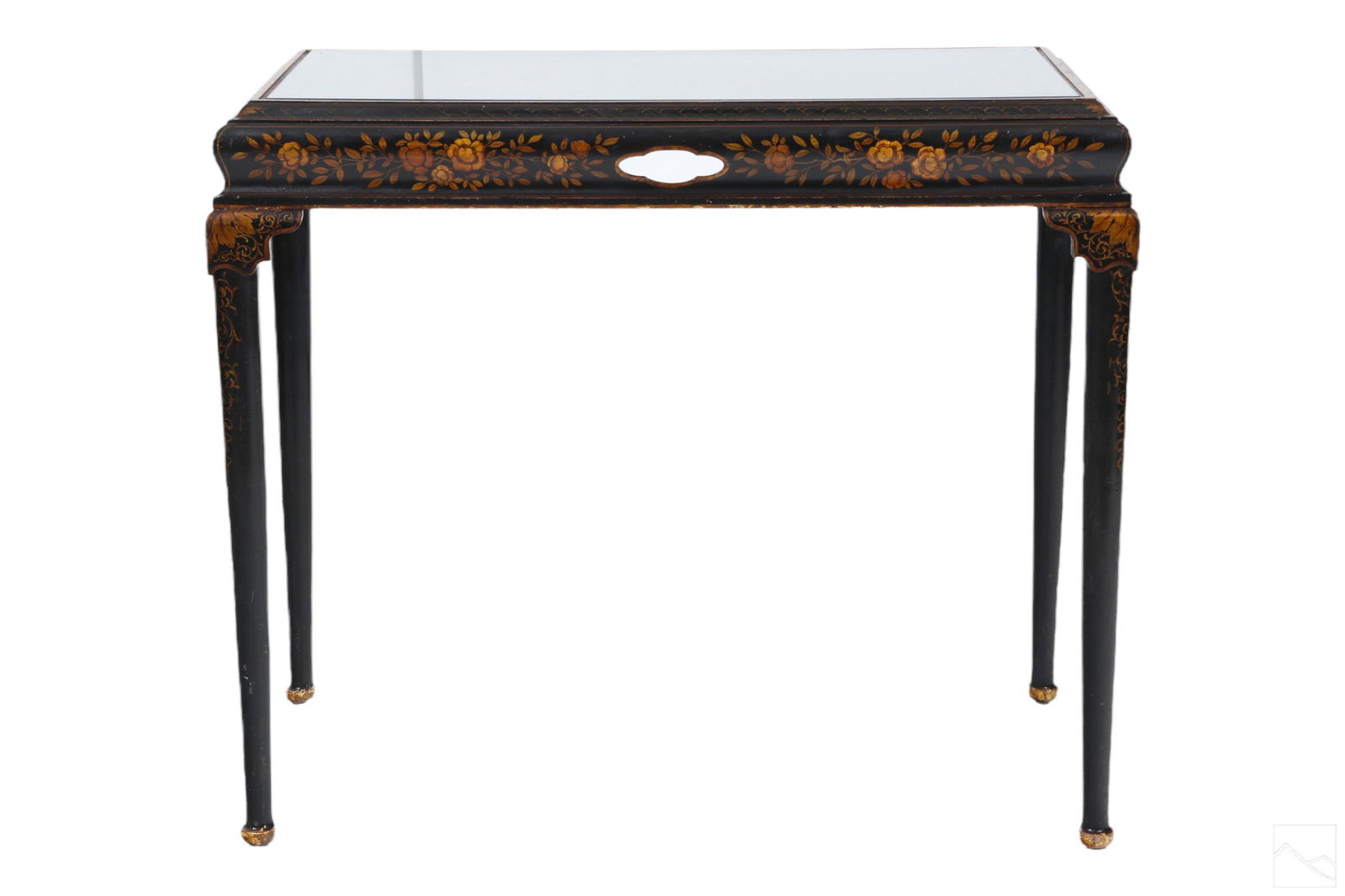 Chinoiserie Inlaid Landscape Occasional Tea Table (1 of 6)