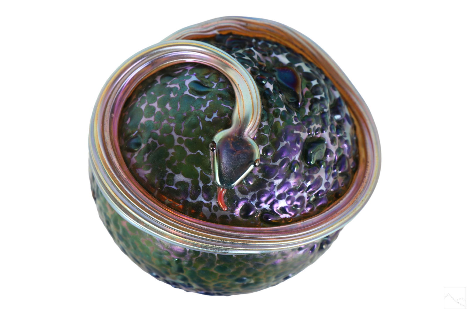 Orient & Flume Style Snake Art Glass Paperweight (1 of 6)