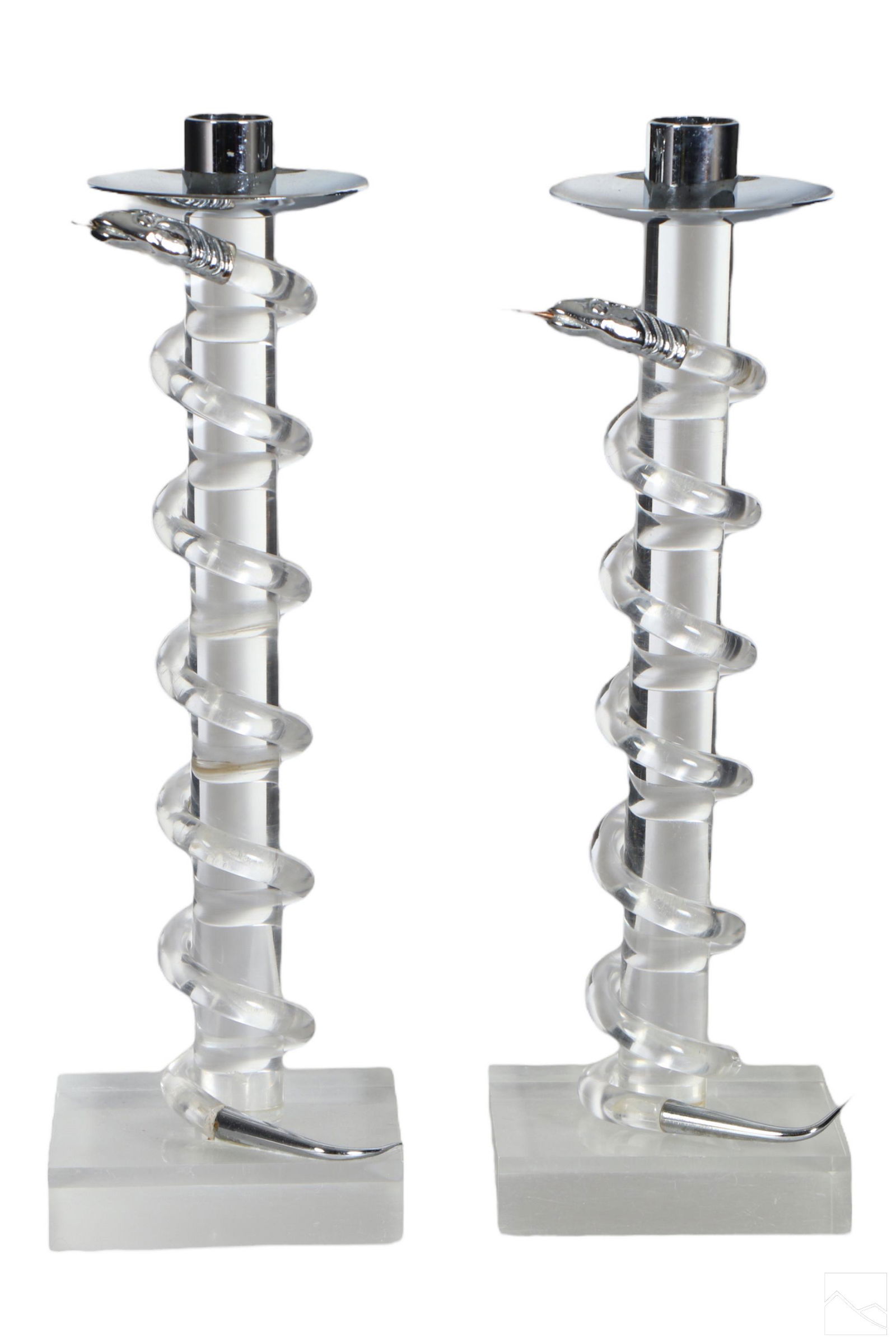 Alessandro Albrizzi 20C Italian Snake Candlesticks (1 of 7)
