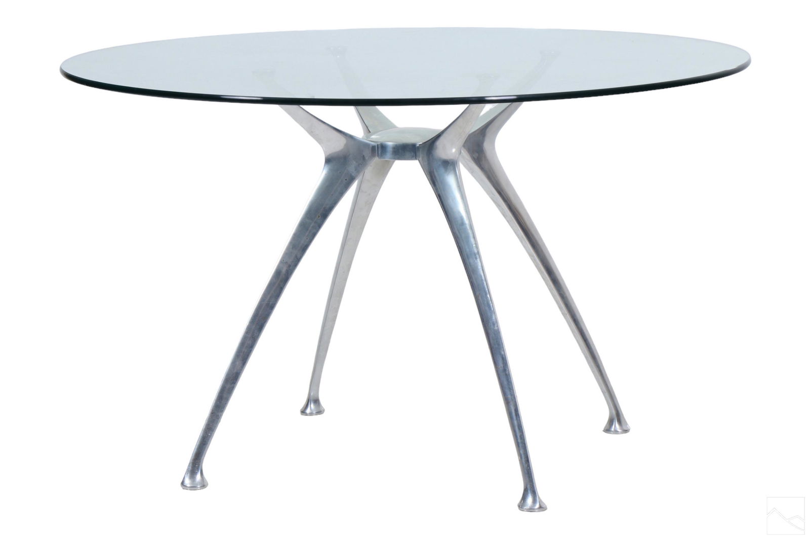 Philippe Starck Style Chrome & Glass Dining Table (1 of 4)