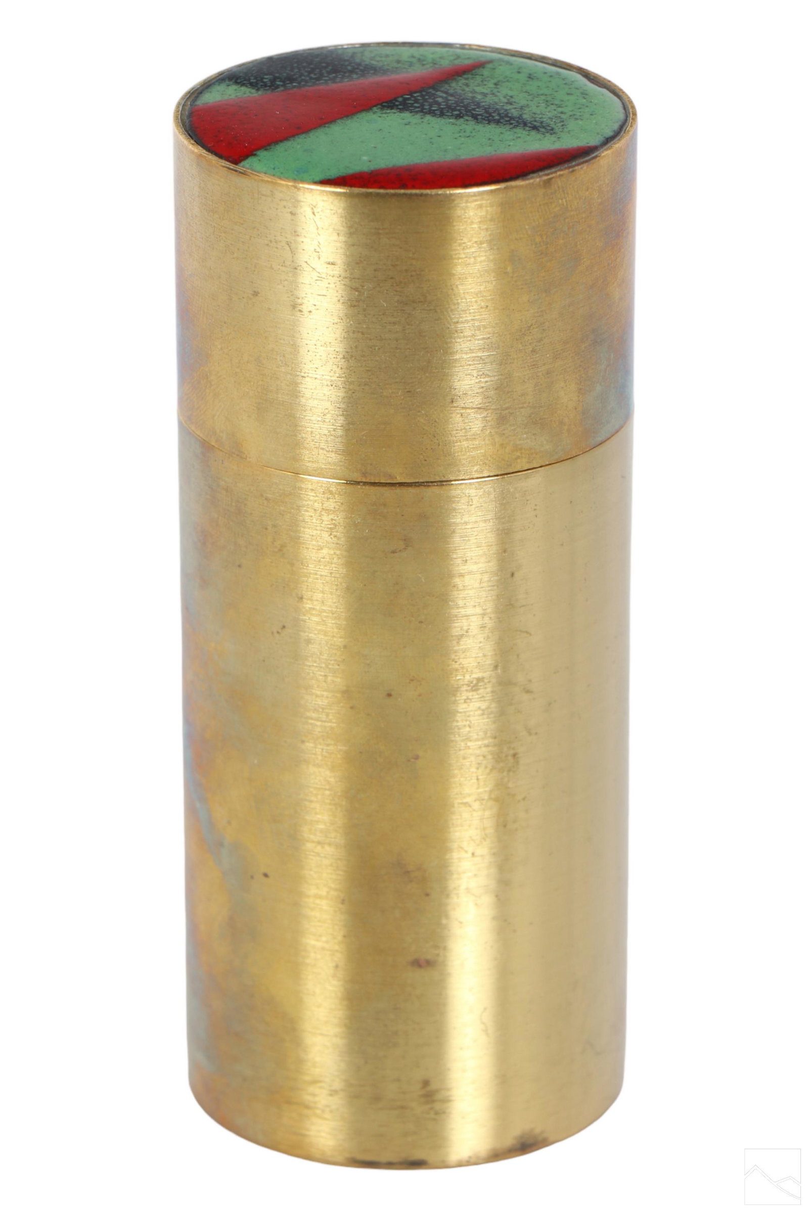 German Enamel Cigarette Box Manner Karl Schibensky (1 of 6)