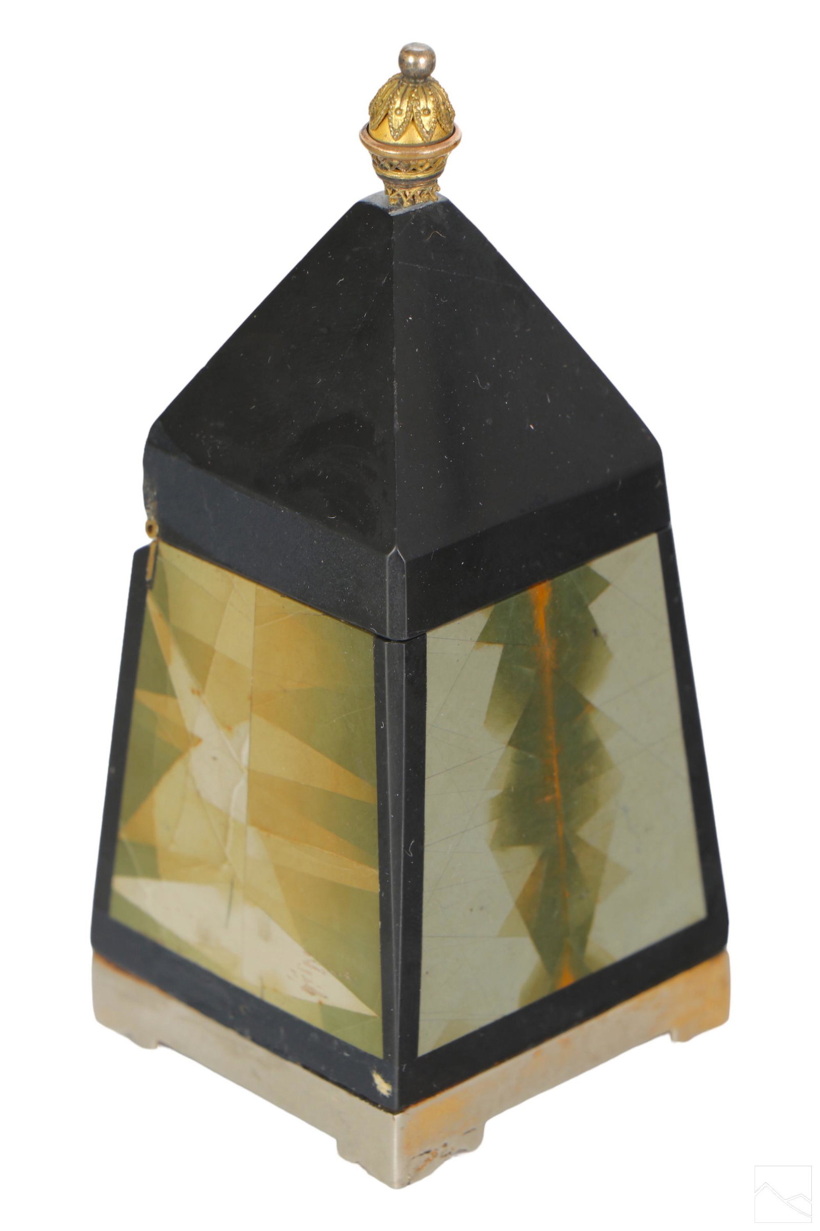 Italian Pietra Dura Jasper and Marble Obelisk Box (1 of 7)