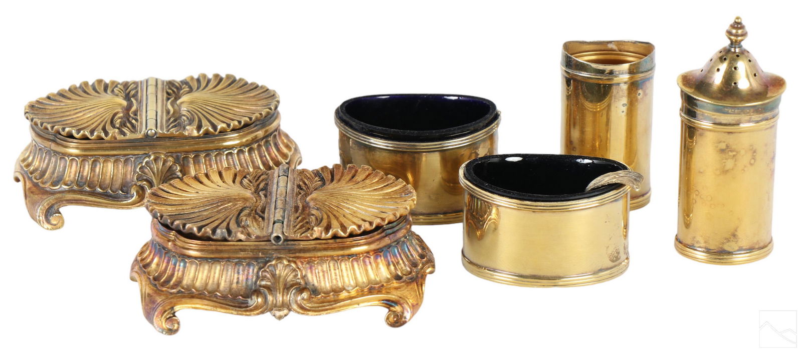 Tiffany & Co Sterling Silver Master Salt Sets 576g (1 of 7)