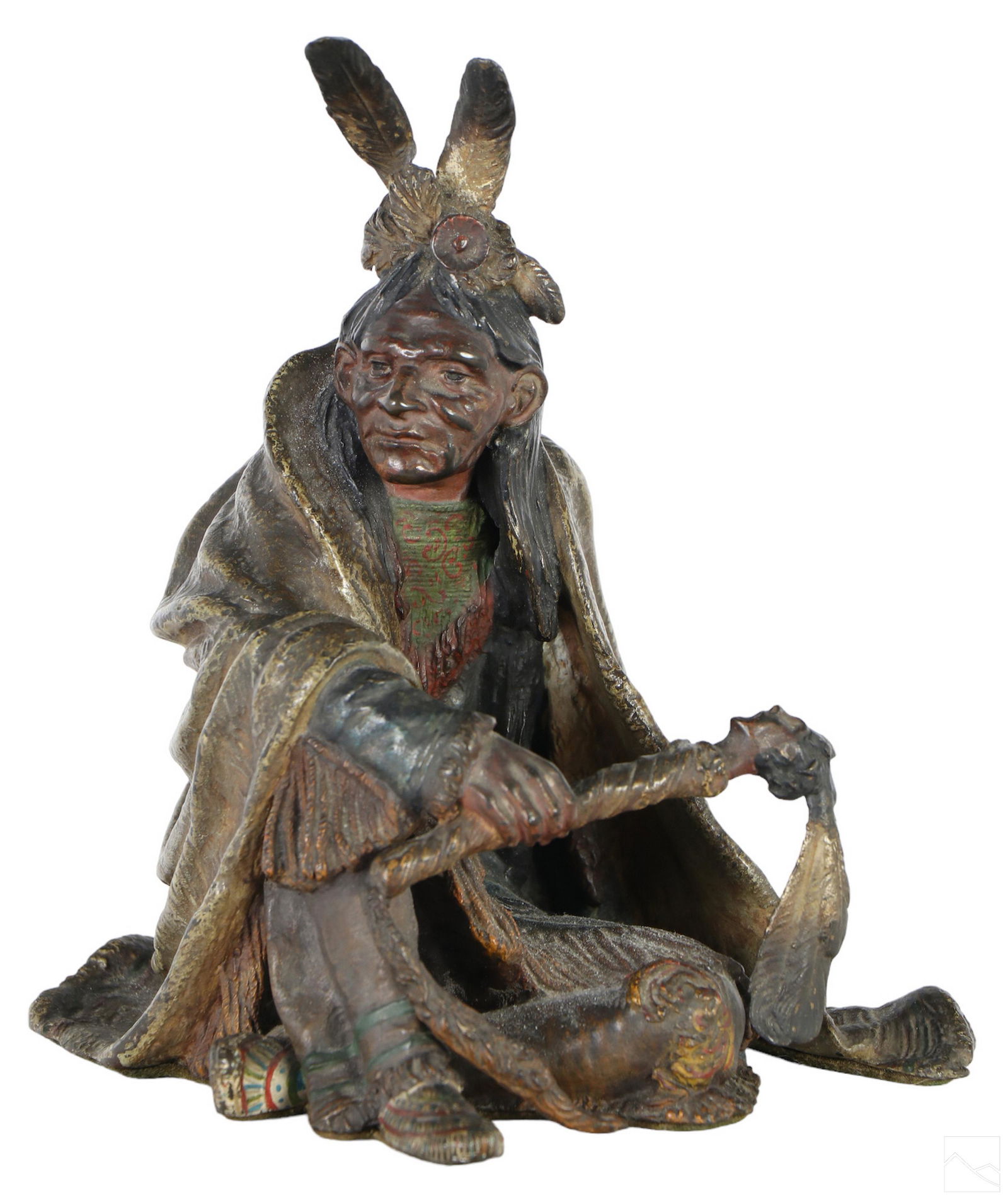 Carl Kauba 1865-1922 Cold Painted Bronze Sculpture (1 of 7)