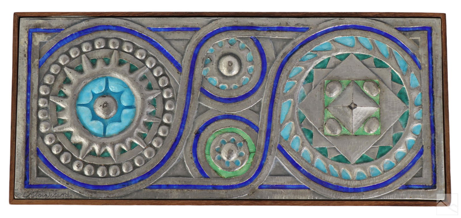 Ottaviani Italian Modernist Rosewood & Silver Box (1 of 8)