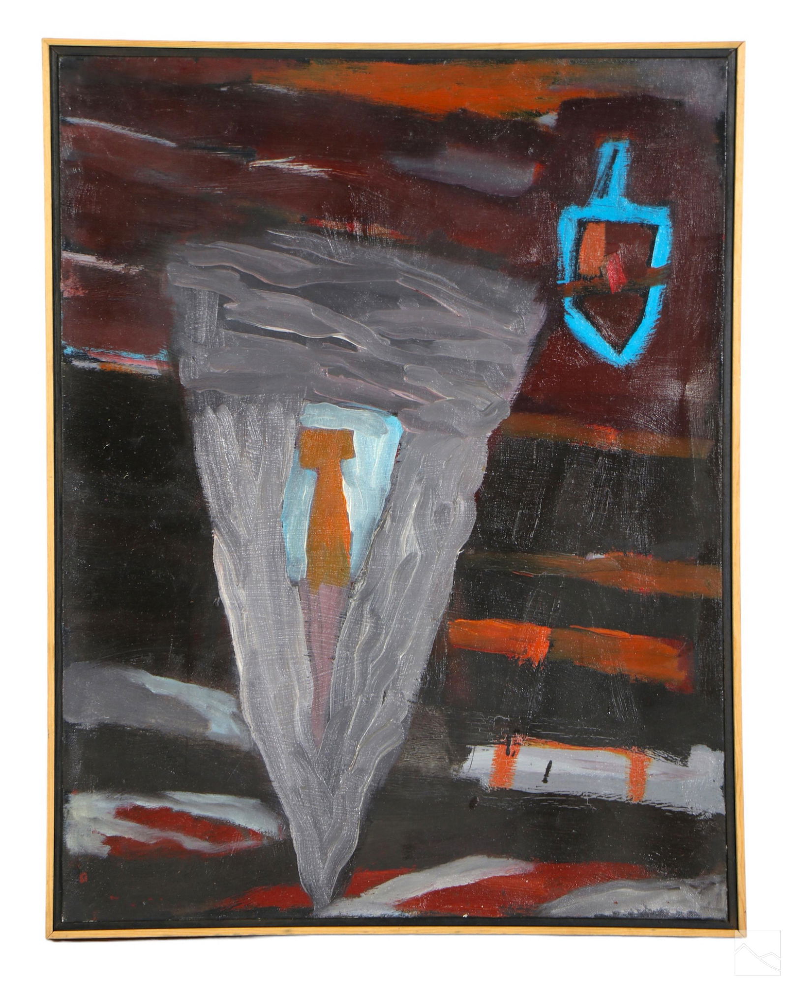 Sam Perry b.1963 Urban Outsider Folk Art Painting (1 of 7)