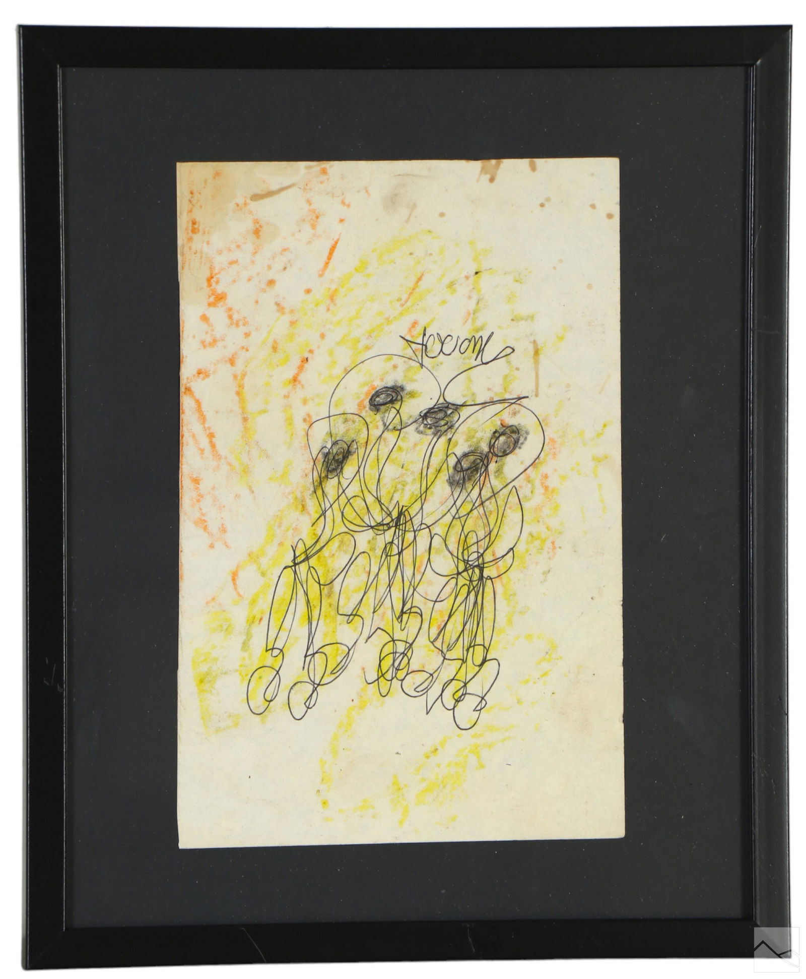 Purvis Young 1943-2010 Outsider Folk Art Drawing (1 of 5)