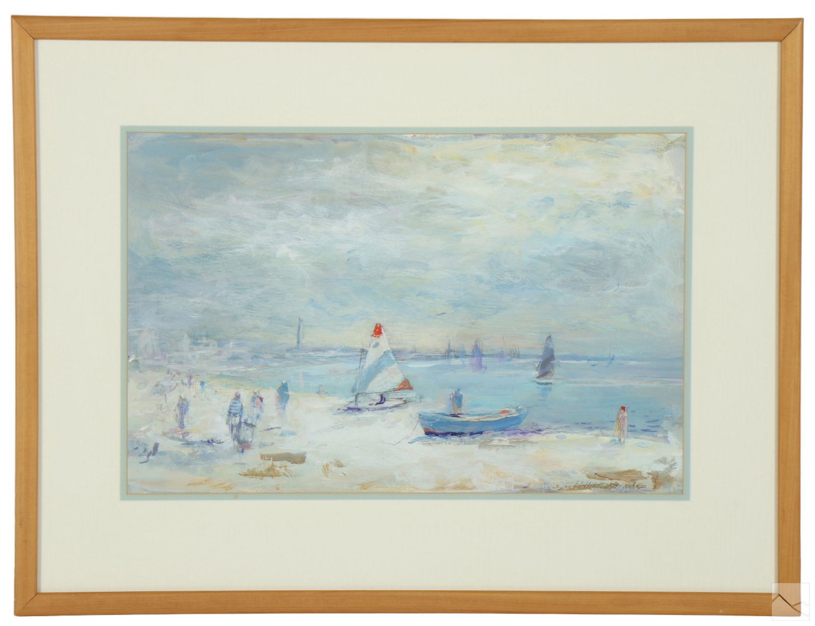 William Maynard 1921-2016 Beach Landscape Painting (1 of 4)