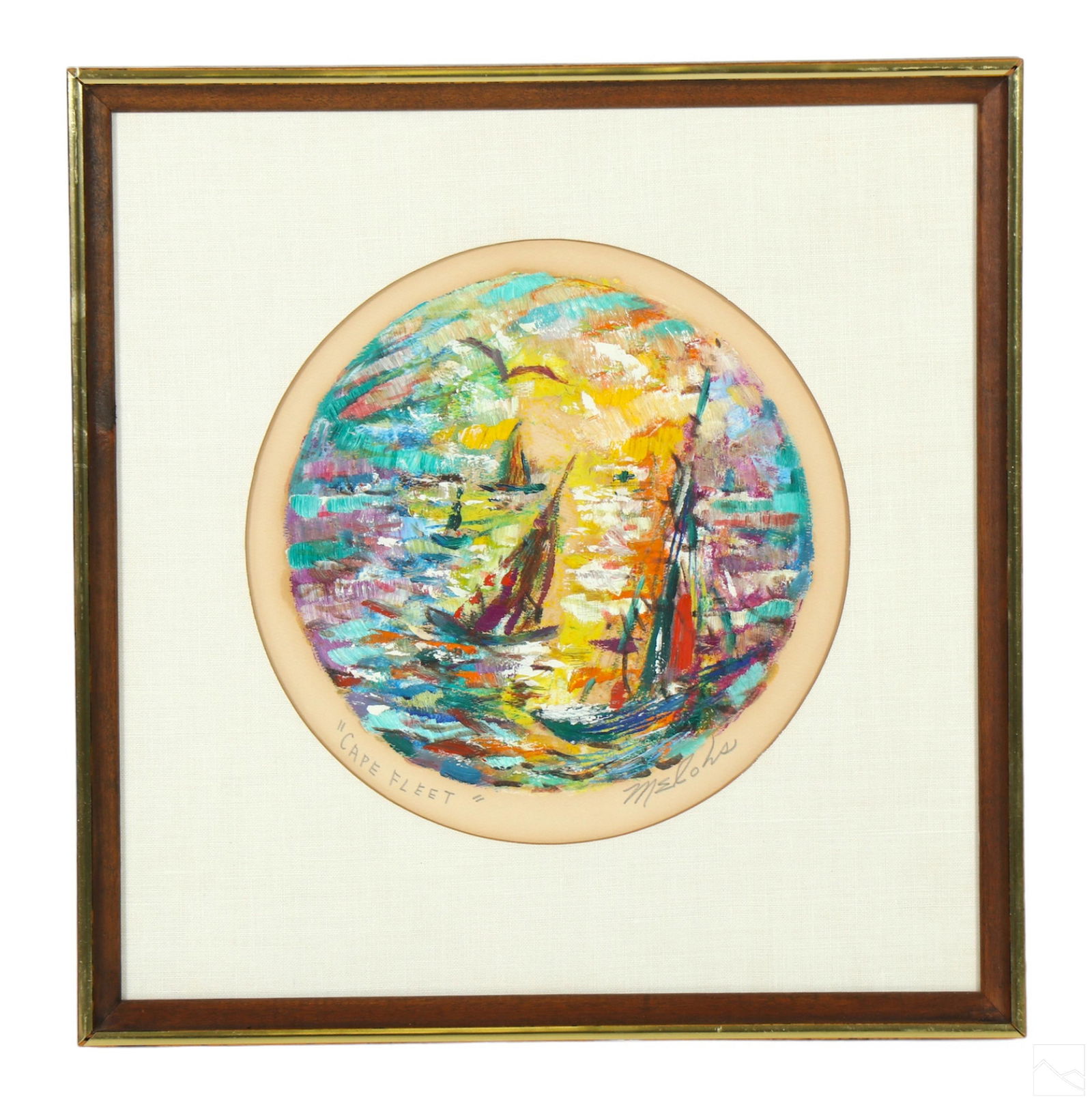 Charles Melohs 1908-1982 Marine Seascape Painting (1 of 5)