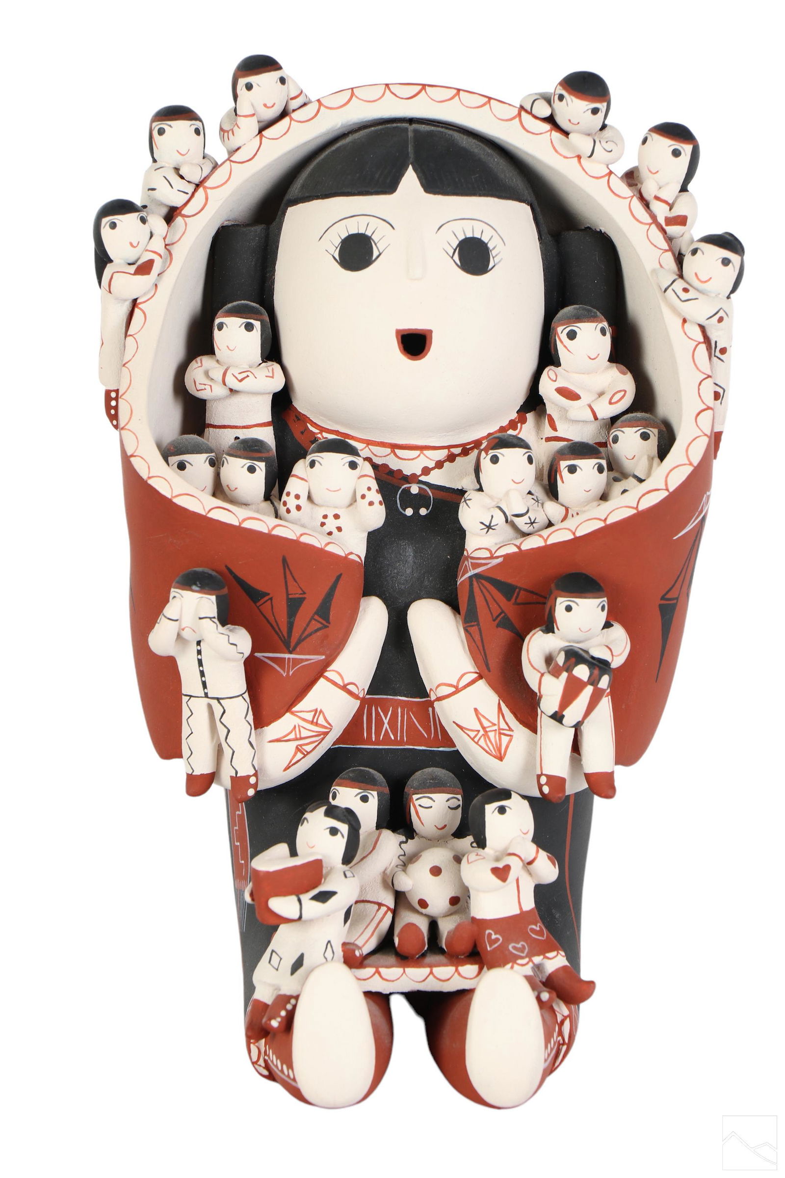 Native American Pueblo Pottery Storyteller Statue (1 of 7)