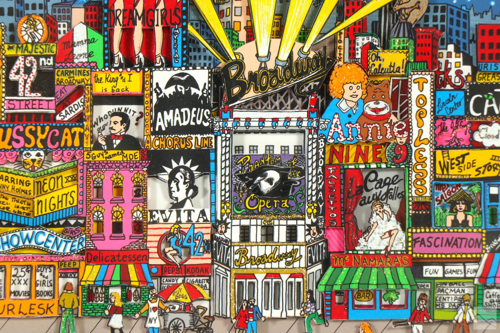 Charles Fazzino b.1955 3D Pop Art Serigraph SIGNED (1 of 5)