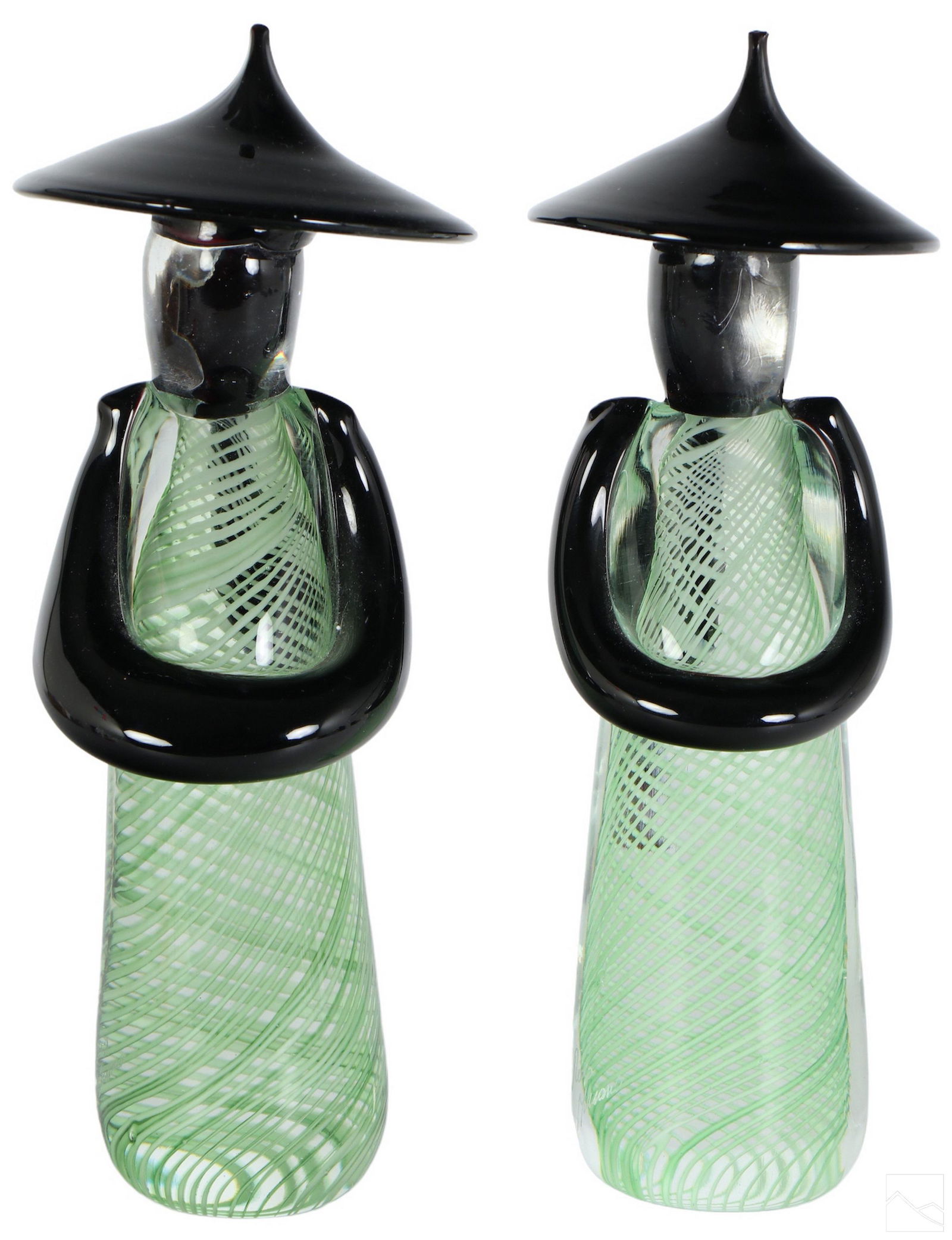 Murano Dino Rosin Venetian Glass Chinese Figurines (1 of 7)