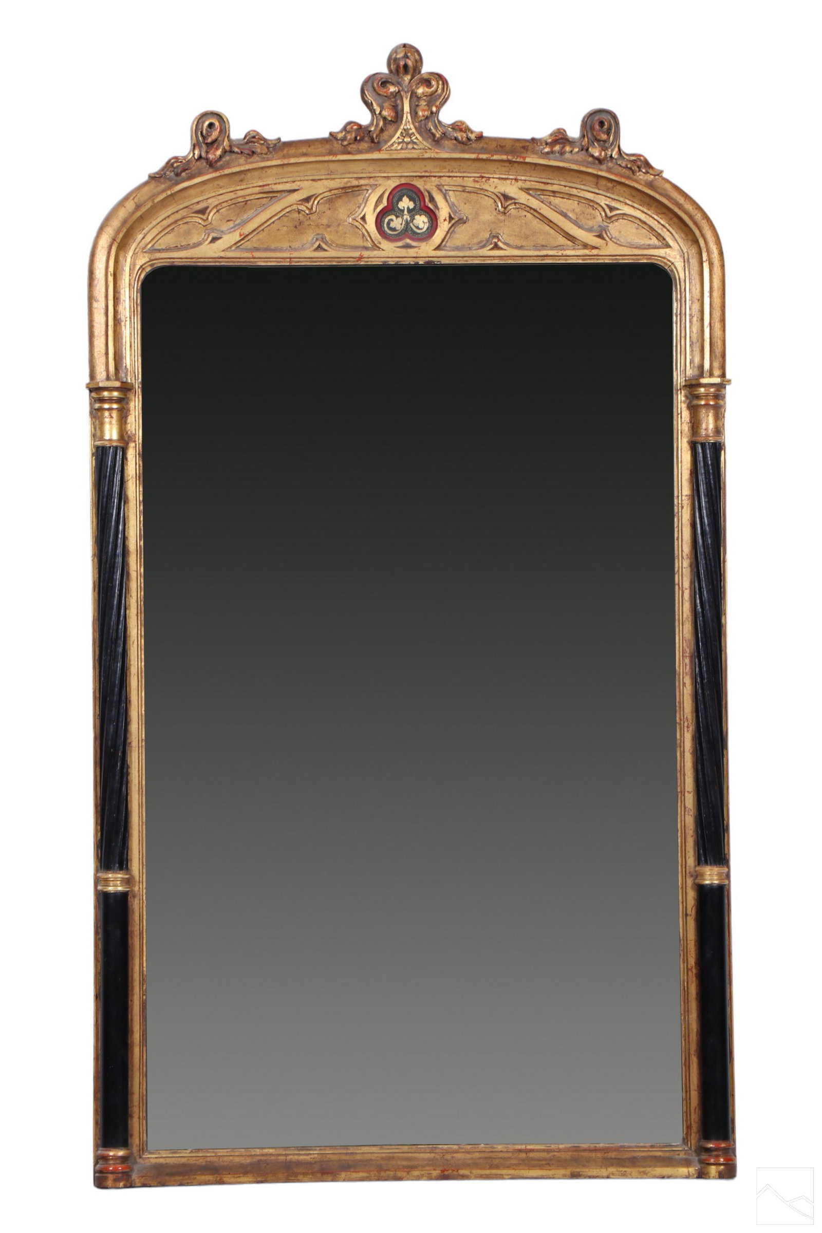 Louis Philippe French 19C Antique Gilt Wood Mirror (1 of 4)