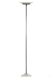 Arteluce Italian Designer Jill Modern Floor Lamp: A modern Italian designer model Jill floor lamp by Perry King, Santiago Miranda, and Gianluigi Arnaldi, in an original 1978 design for Arteluce (Italy). Elegant Minimalist form with sleek gray steel s