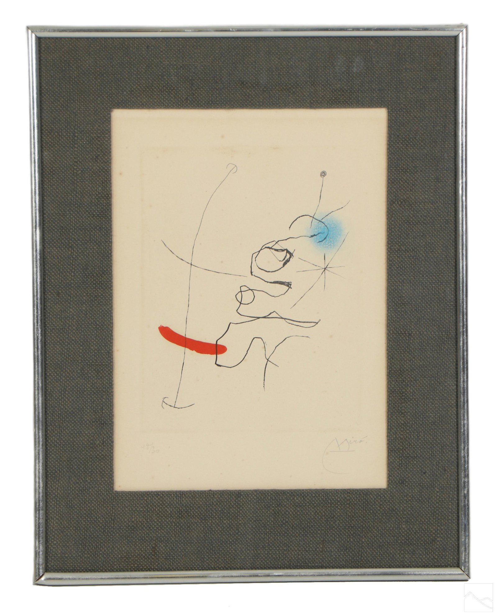 Joan Miro 1893-1983 Abstract LE Lithograph SIGNED (1 of 5)