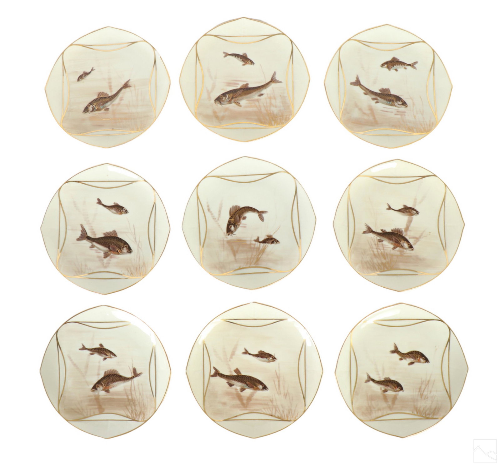 Limoges Martial Redon French Porcelain Plates SET (1 of 7)