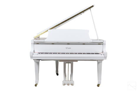 Steinway and Sons William Faber Essex Grand Piano: An Essex grand piano, a collaborative design by Steinway & Sons and furniture designer William Faber. Features a beautifully crafted wood case, artisan produced in an elegant French provincial style,
